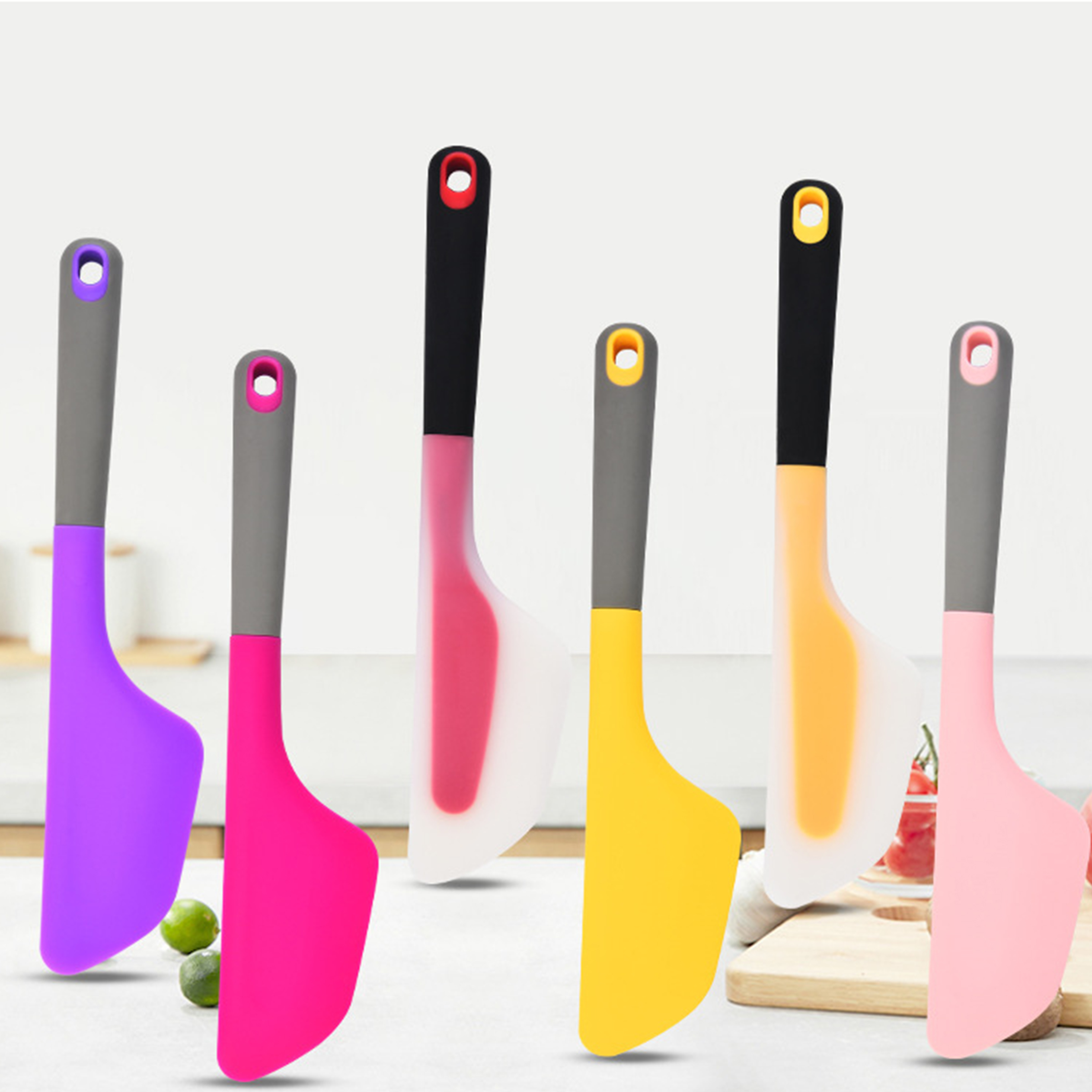 Silicone Cream Cake Scraper 15