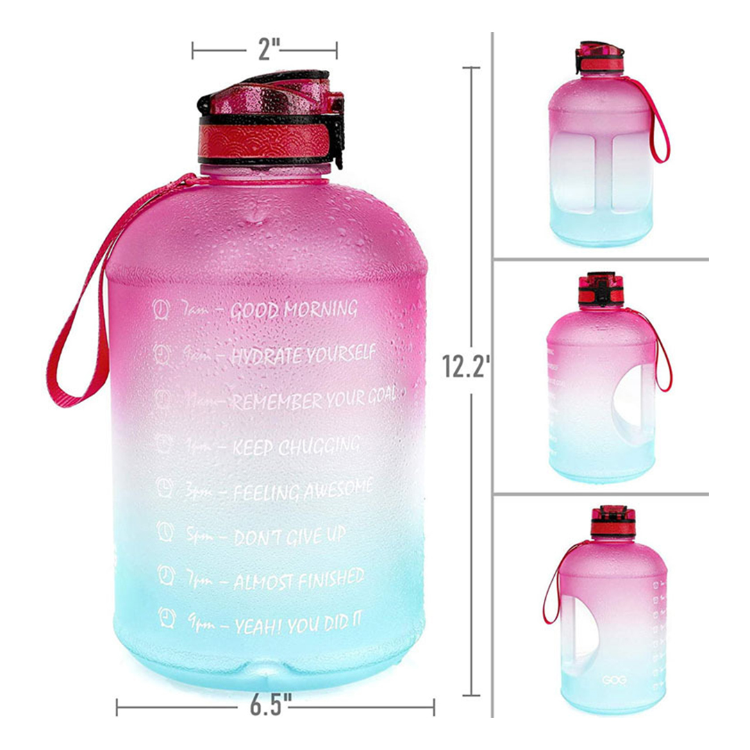Large 1 Gallon Motivational Water Bottle 2