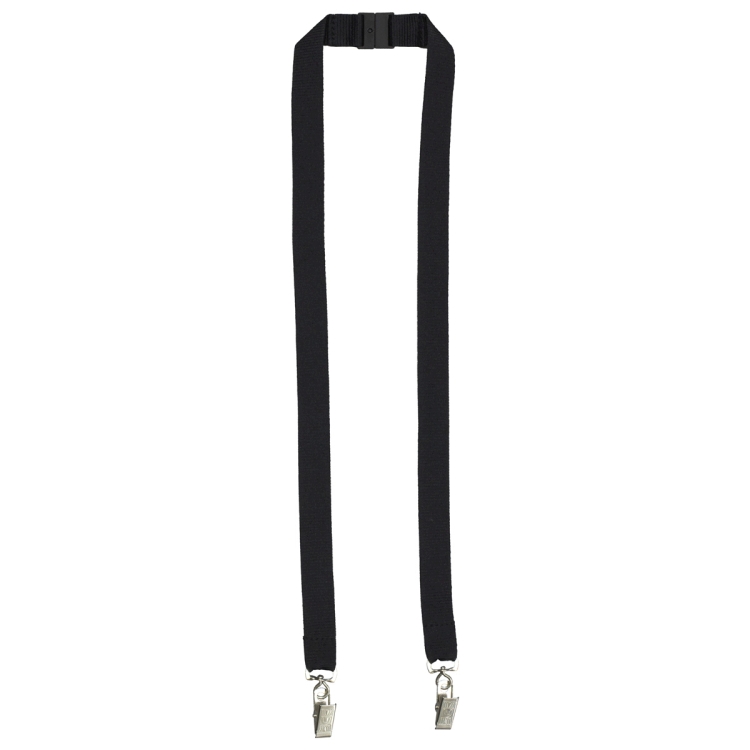 "RICARDO" 3/4" Dual Attachment Polyester Silkscreen Lanyard with FREE Breakaway Safety Release 3