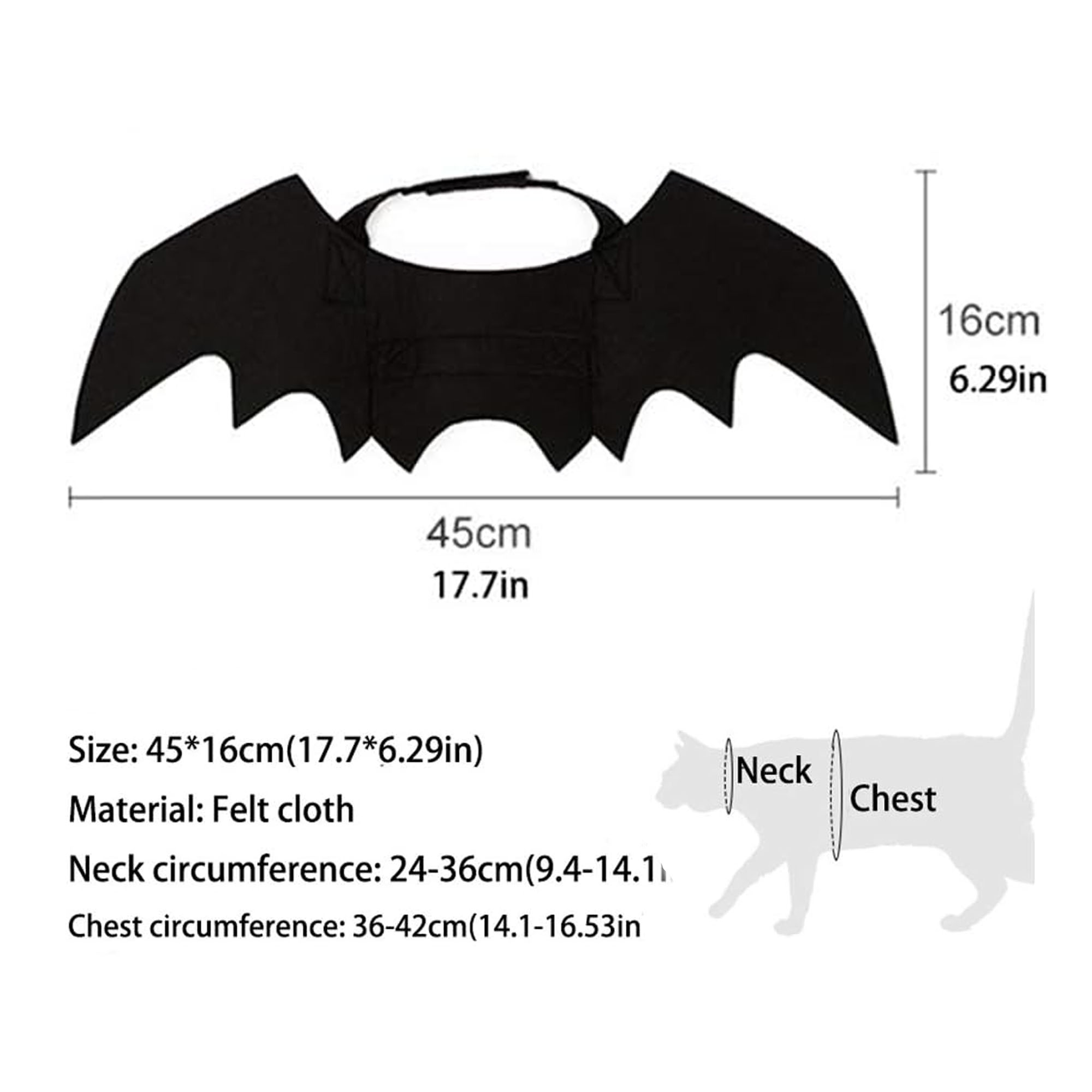 MOQ 10 pcs Halloween Pet Wings 7
