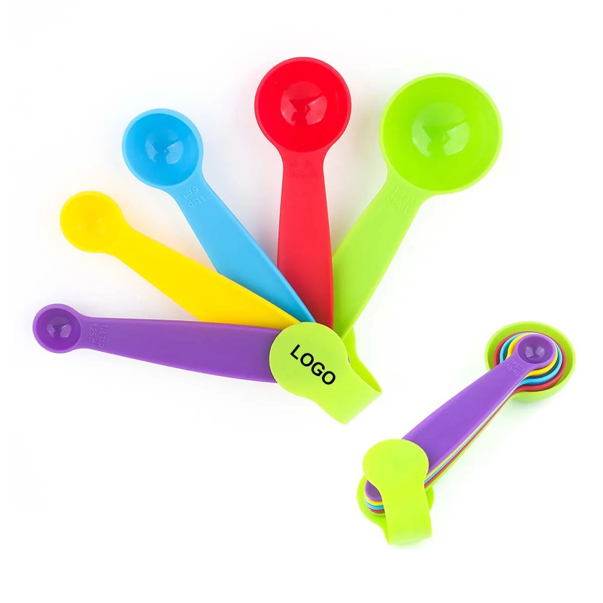 Rainbow Measuring Spoon 5 Piece Set 2