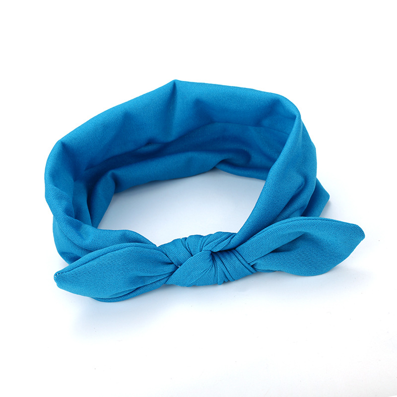 Head-wraps Hair Band Knotted Headband Rabbit Ears 9