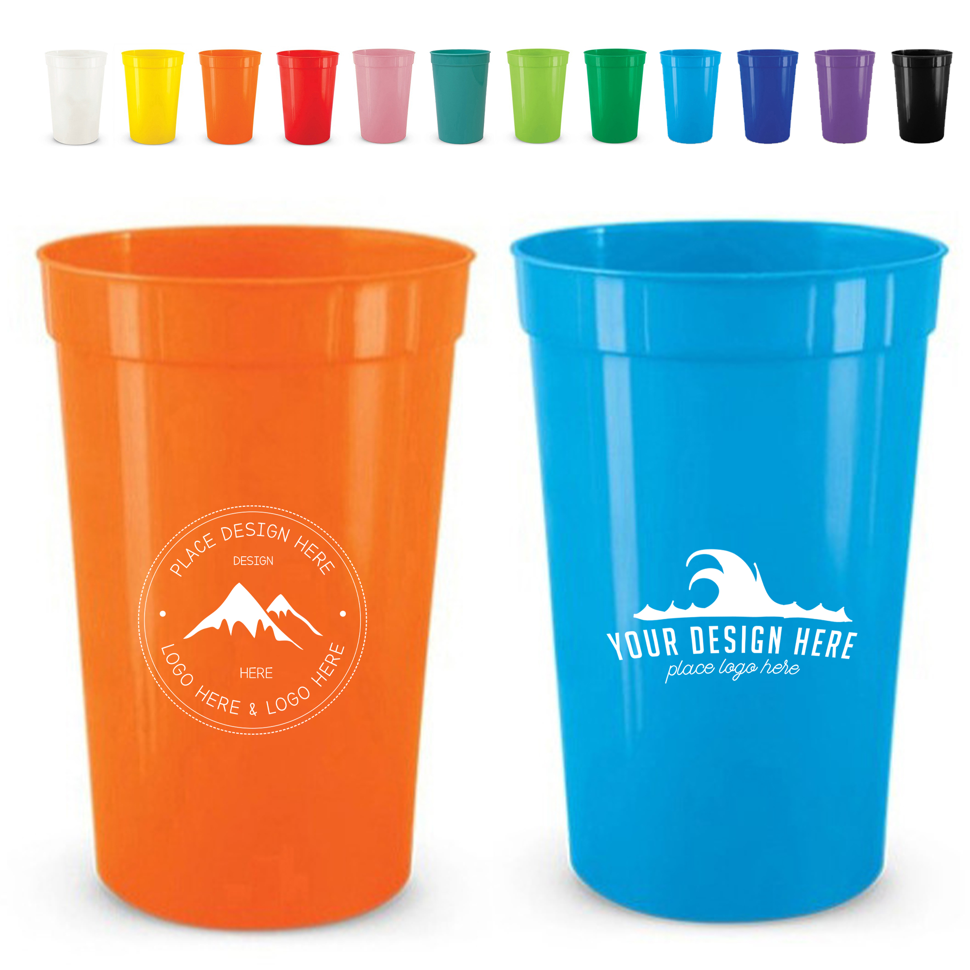 16oz Square Sport Cup PP Plastic Gym Water Bottle Custom 2