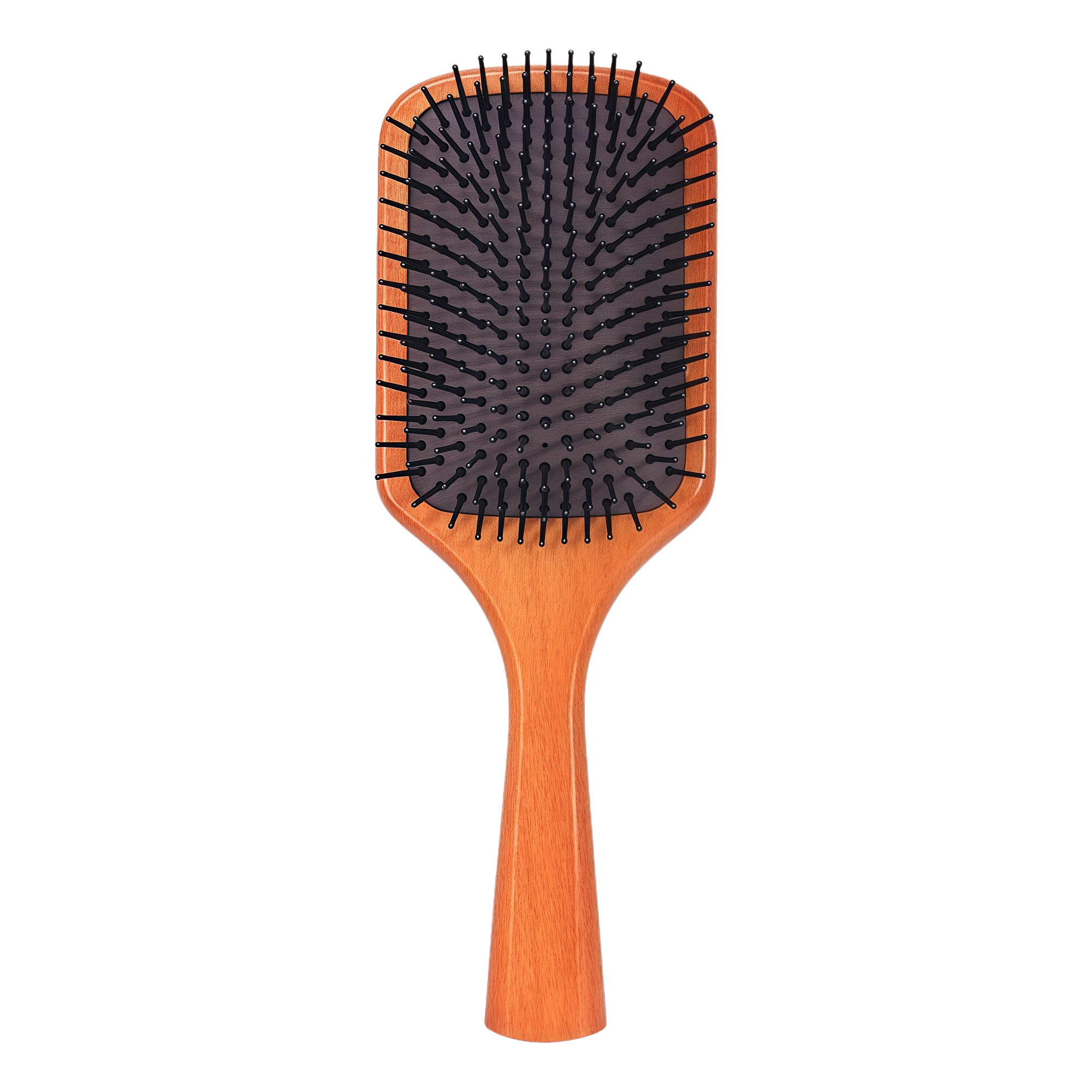 Large Beechwood Paddle Hair Brush with Air Cushion and Massage Bristles for Home Hair Care 1