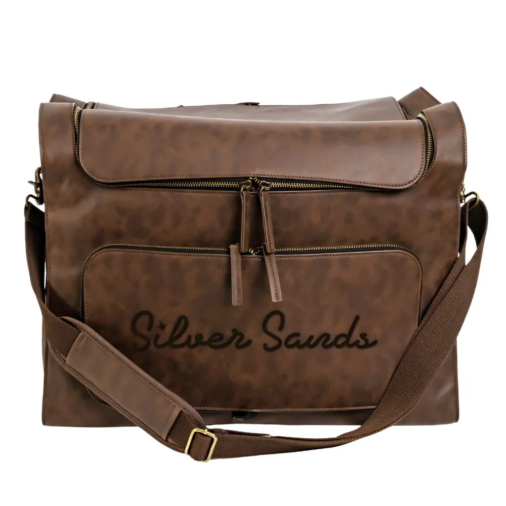 6-Bottle Leather Salesperson Backpack 1