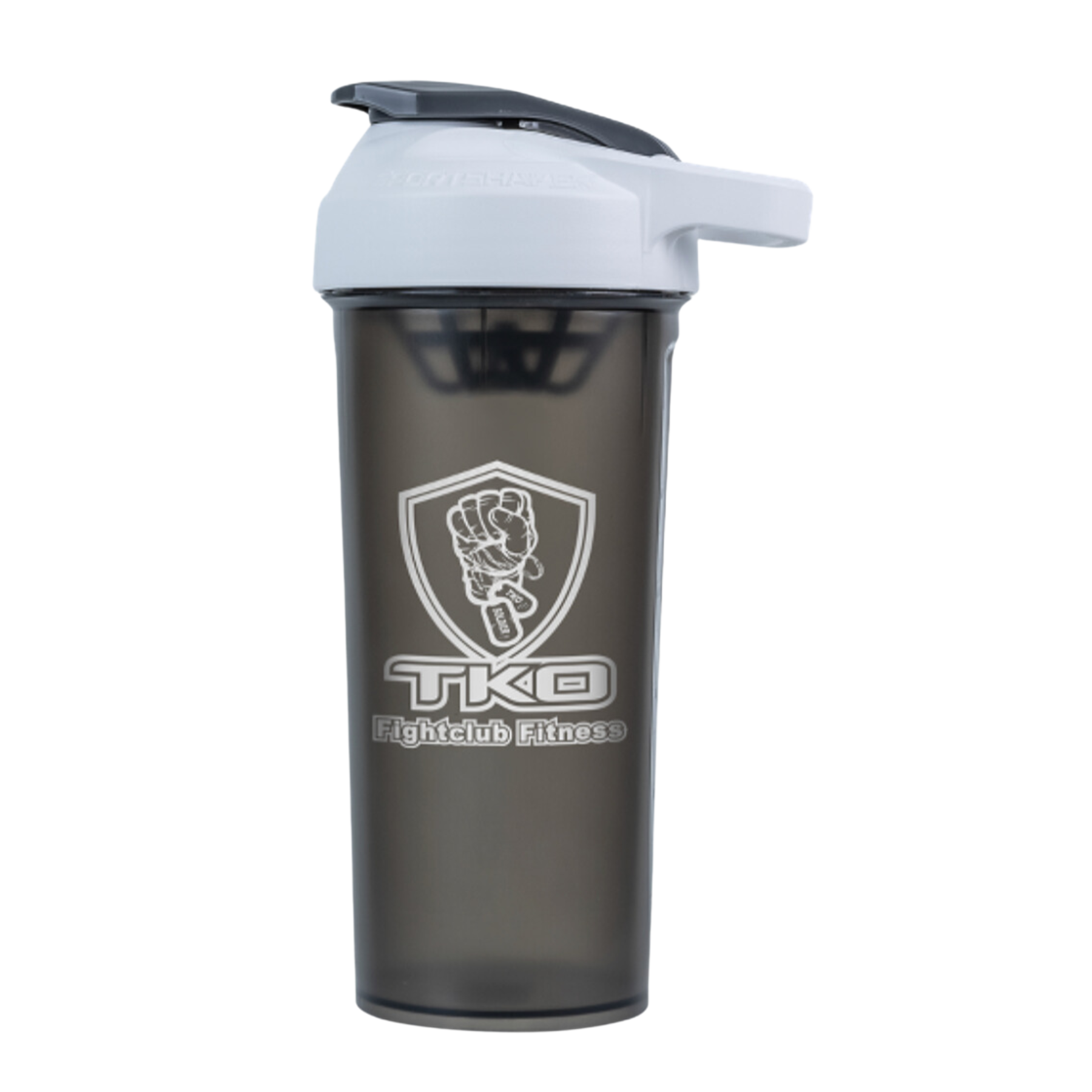 27 oz. Smoke Sport Shaker with Gray Basket and Flapper Lid 2
