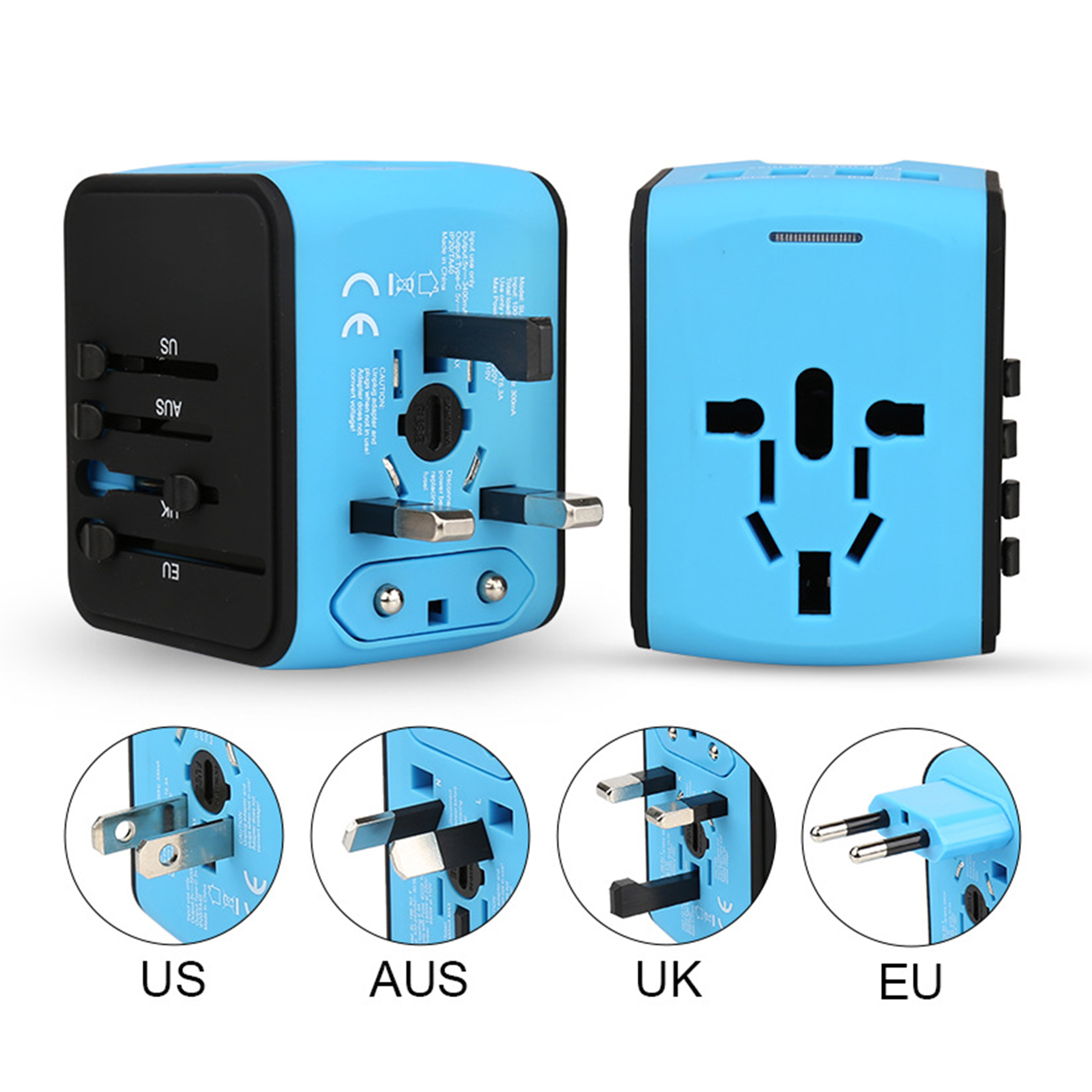 Smart Dual Usb Ports International Adapter 3