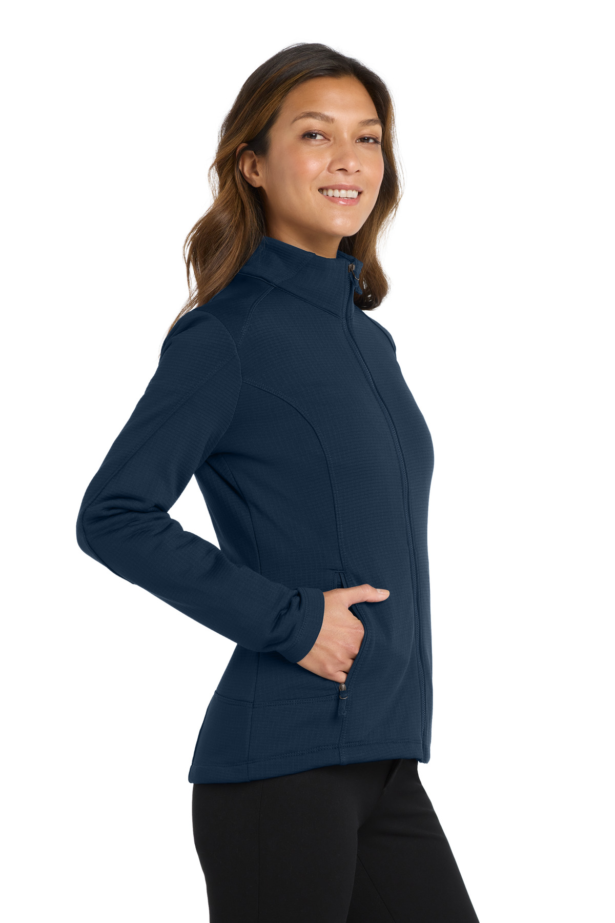 Port Authority Women's Grid Fleece Jacket. L239 15