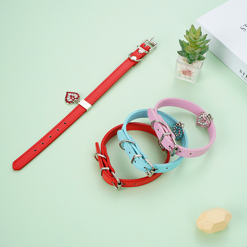 Polyurethane Leather Dog Collar 4