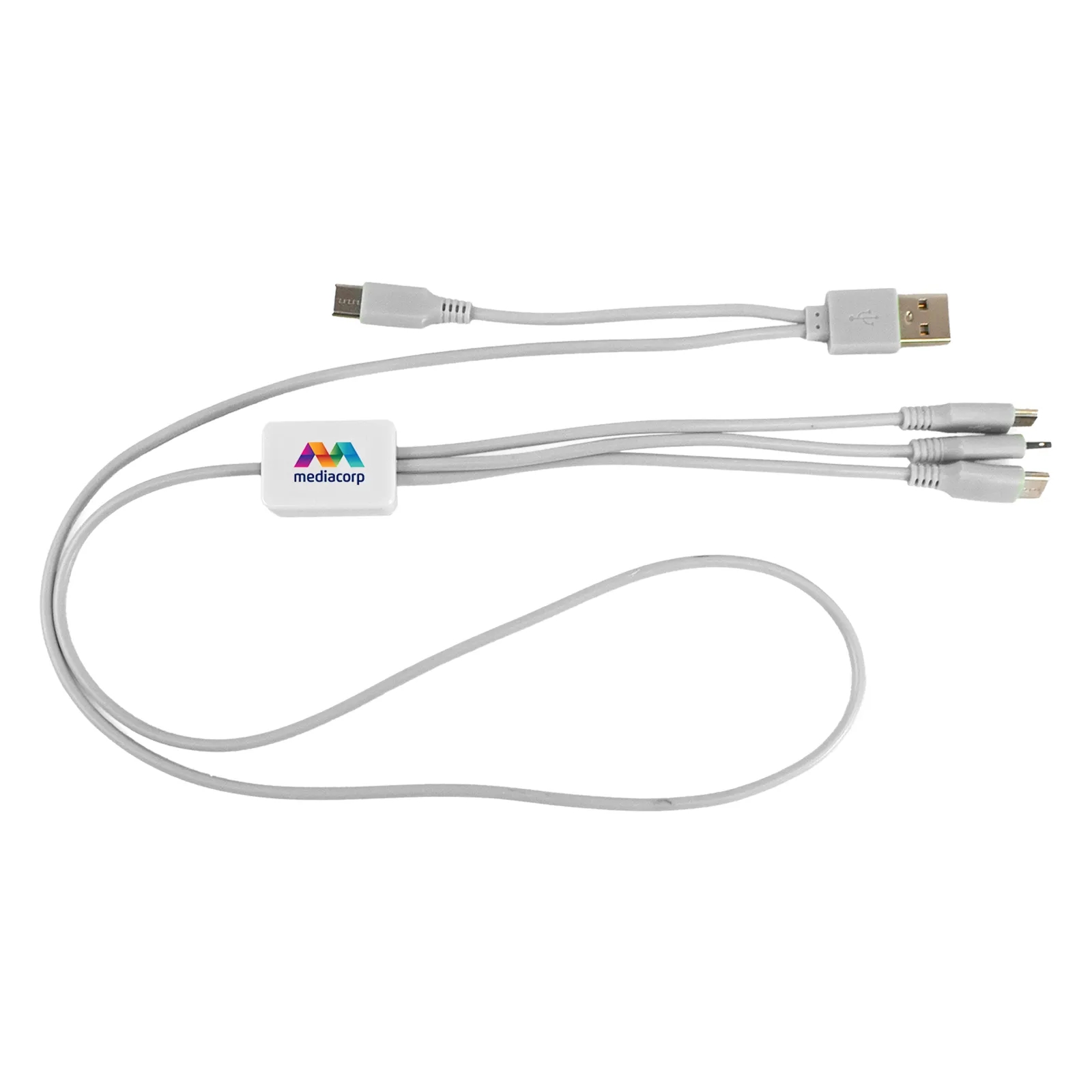 Dual Input 3' Snap Colorful Cable 14