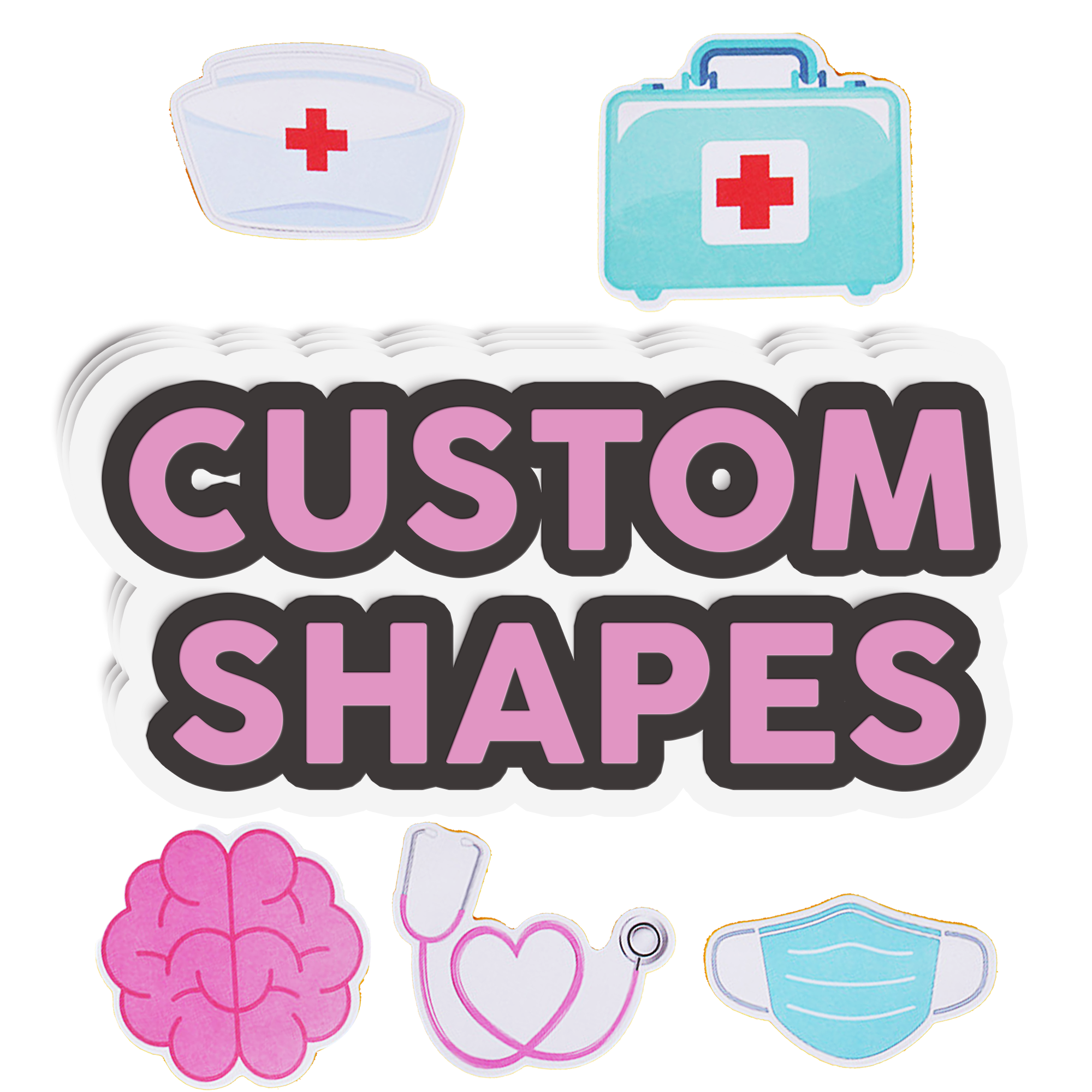 Personalized Shape Sticky Notes 1