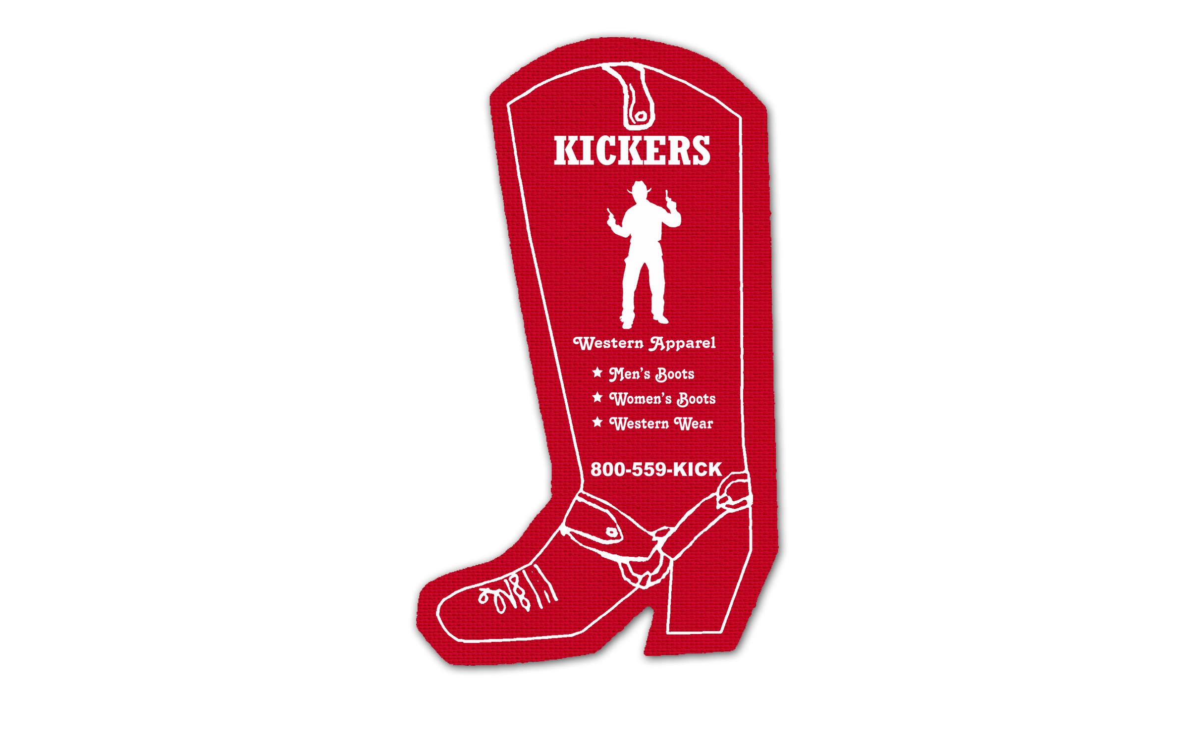 Cowboy Boot Rubber Jar Opener 28