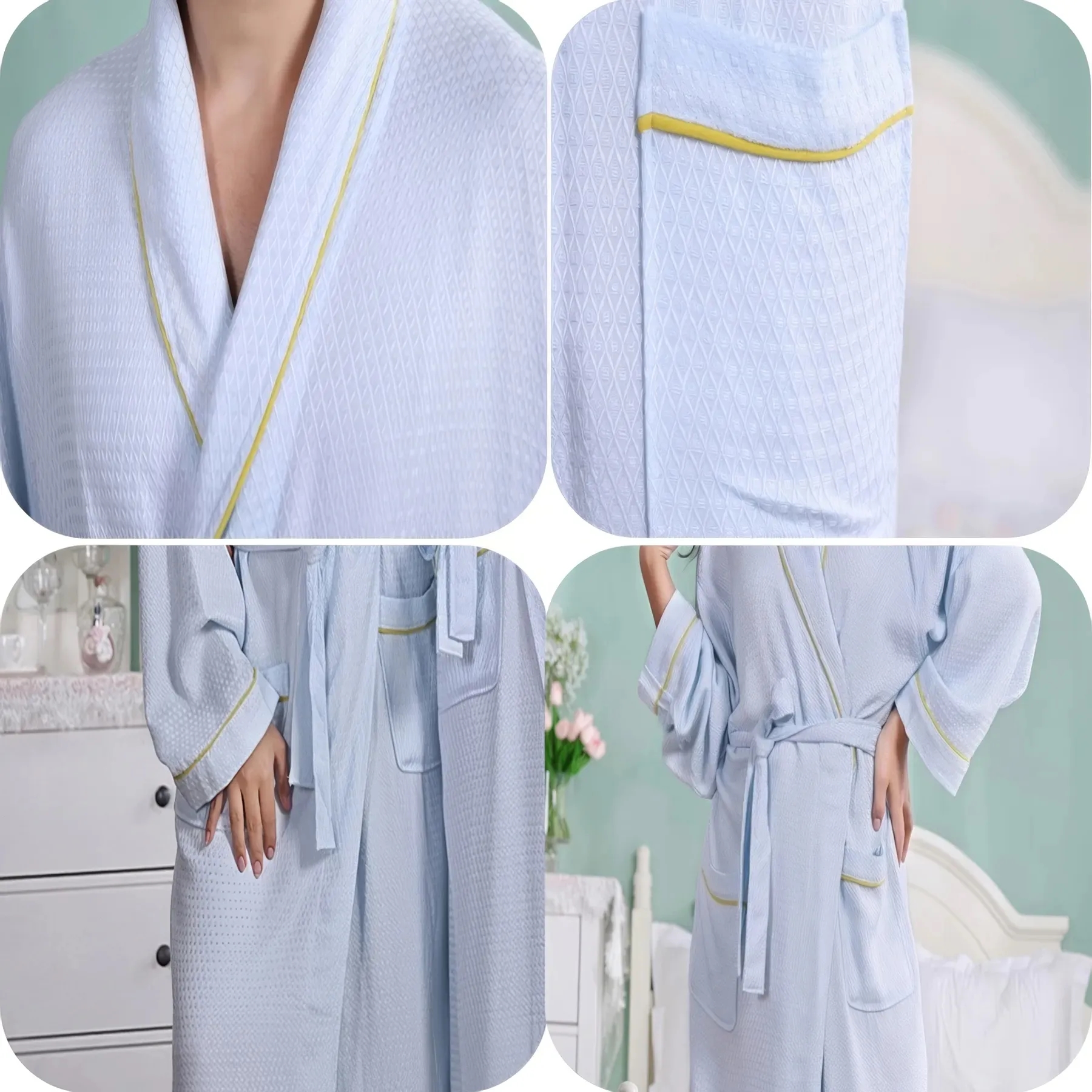 Bamboo Pulp Fiber Bathrobe 7