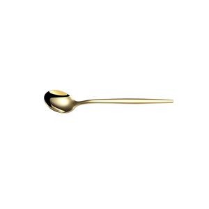 7.67 Inch Dual Color Golden Spoon With Round Head 28