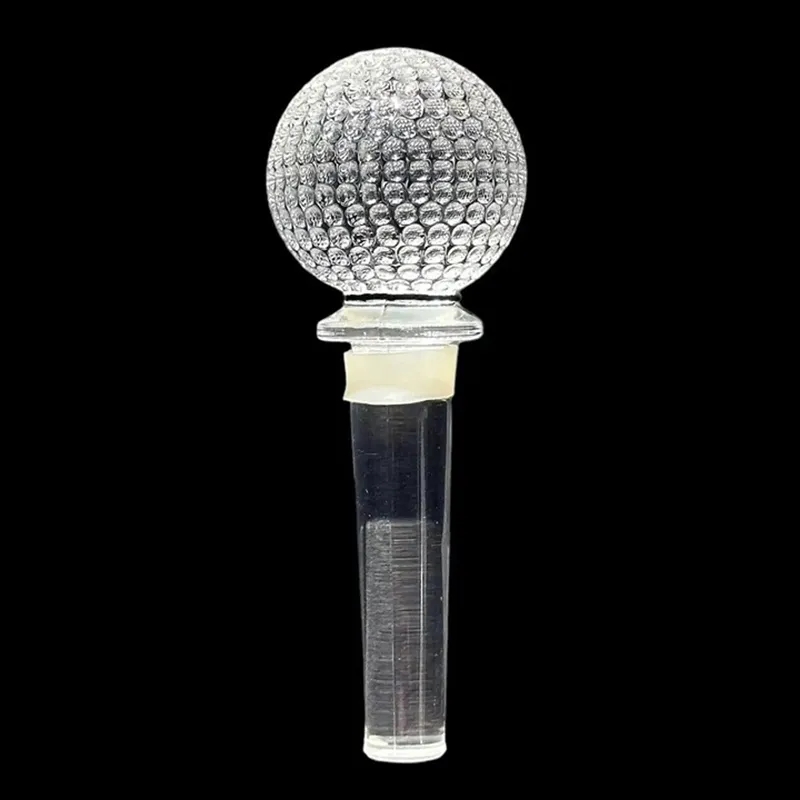 Crystal Golf Ball Wine Stoppers 6
