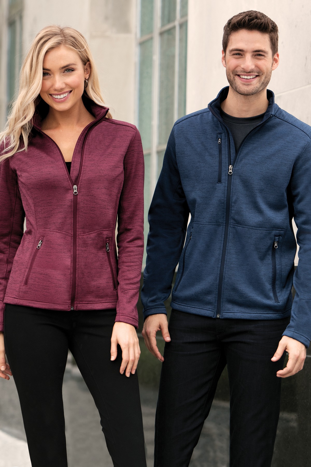 Digi Stripe Fleece Jacket