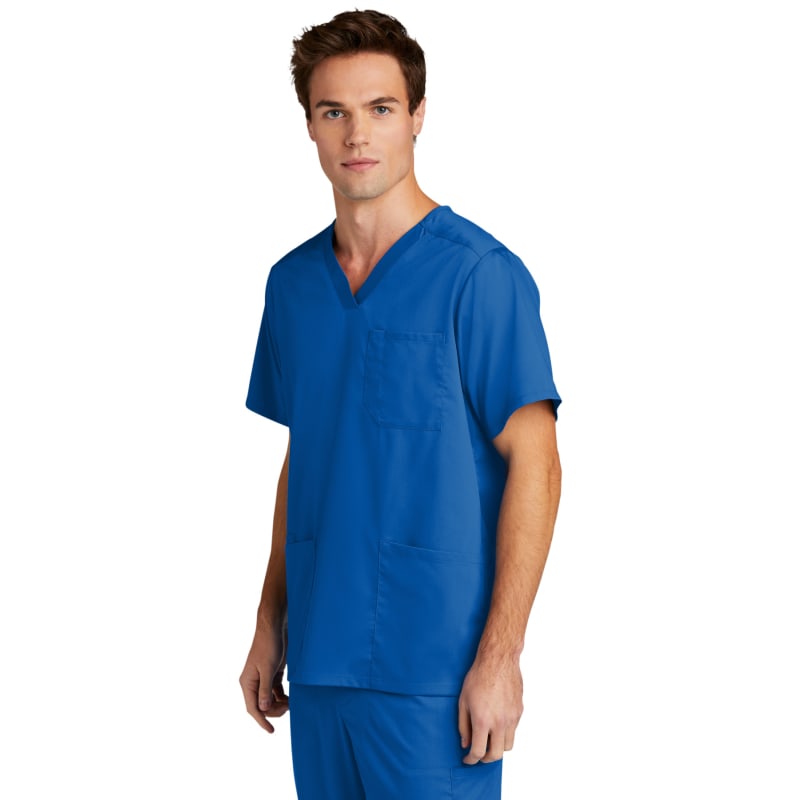 WonderWink Men's Premiere Flex V-Neck Top 24