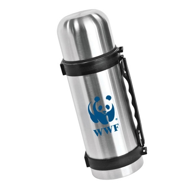 Dixon - 32 oz Stainless Steel Vacuum Bottle, custom water bottle with logo imprint 1