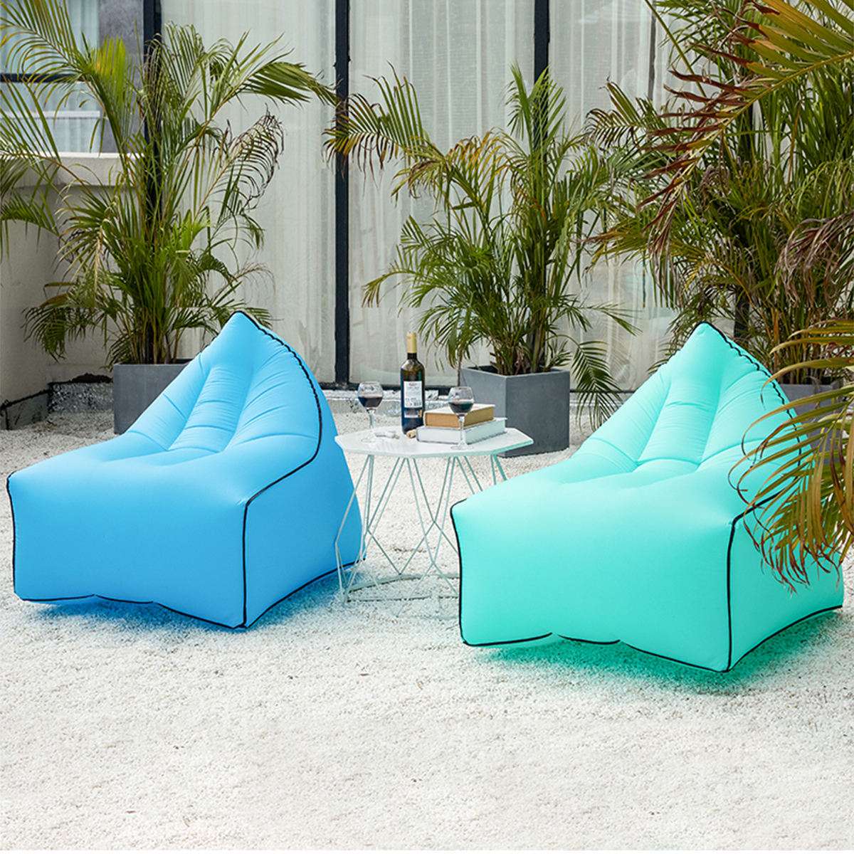 Outdoors Inflatable Loungers Air Chair 3