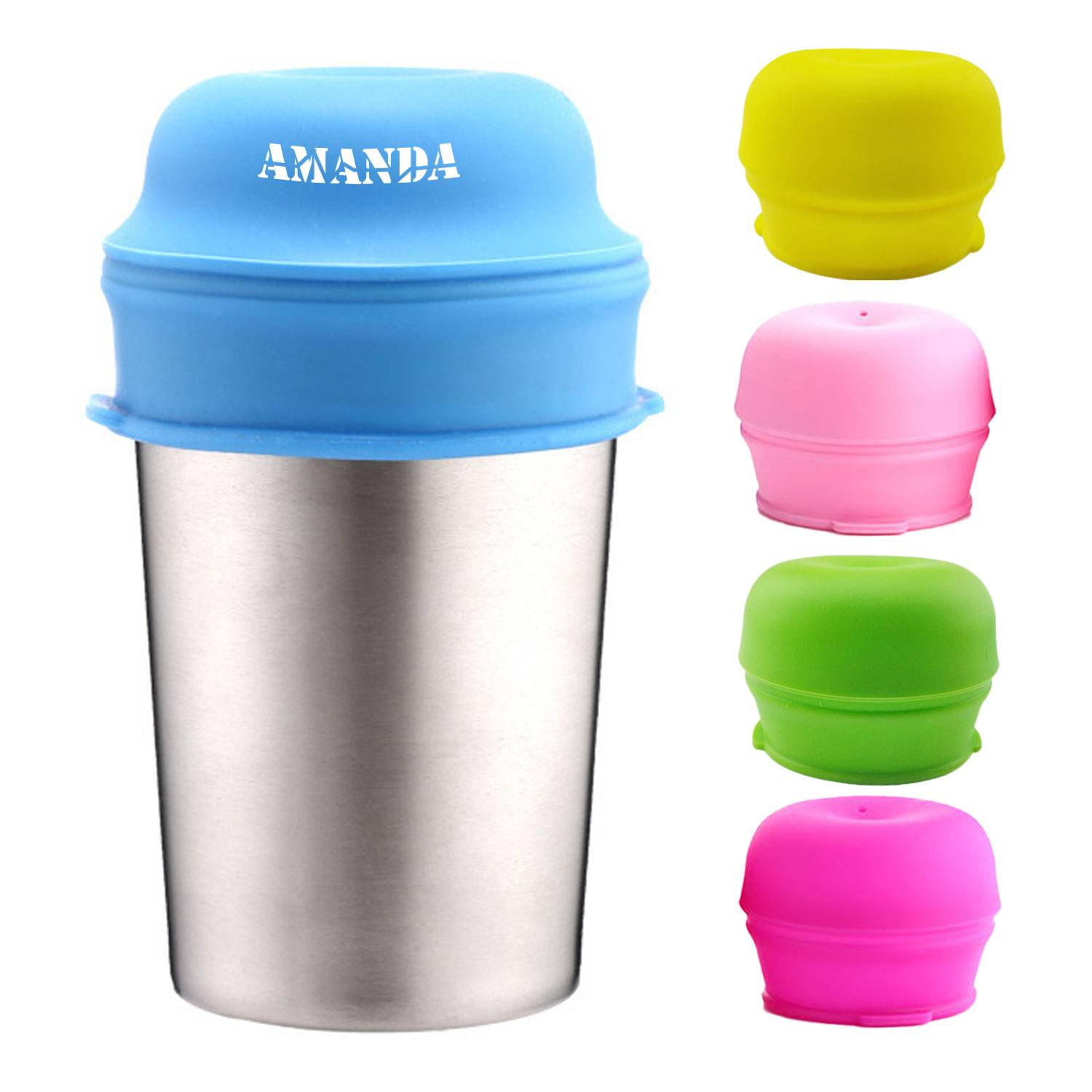 BPA Free Silicone Anti Spill Cup Lid 2