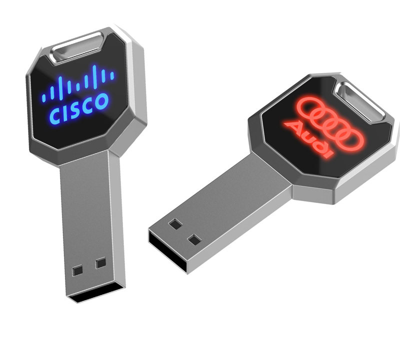 Key Light Up Logo USB Flash Drive 11