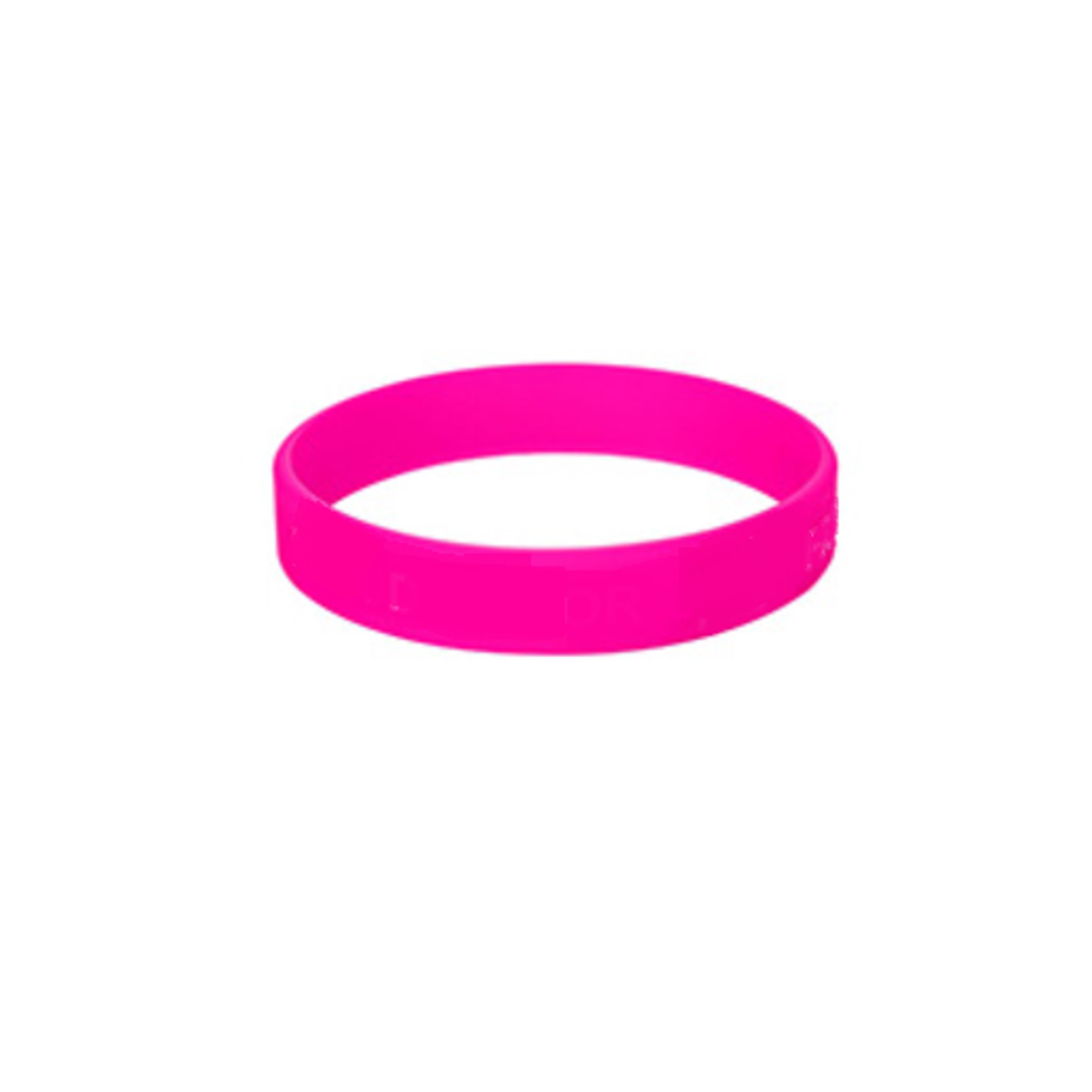 Breast Cancer Awareness Silicone Bracelet (direct import) 1