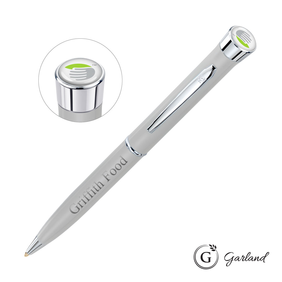 Garland® Color Matte Custom Twist Pen - Chrome 10