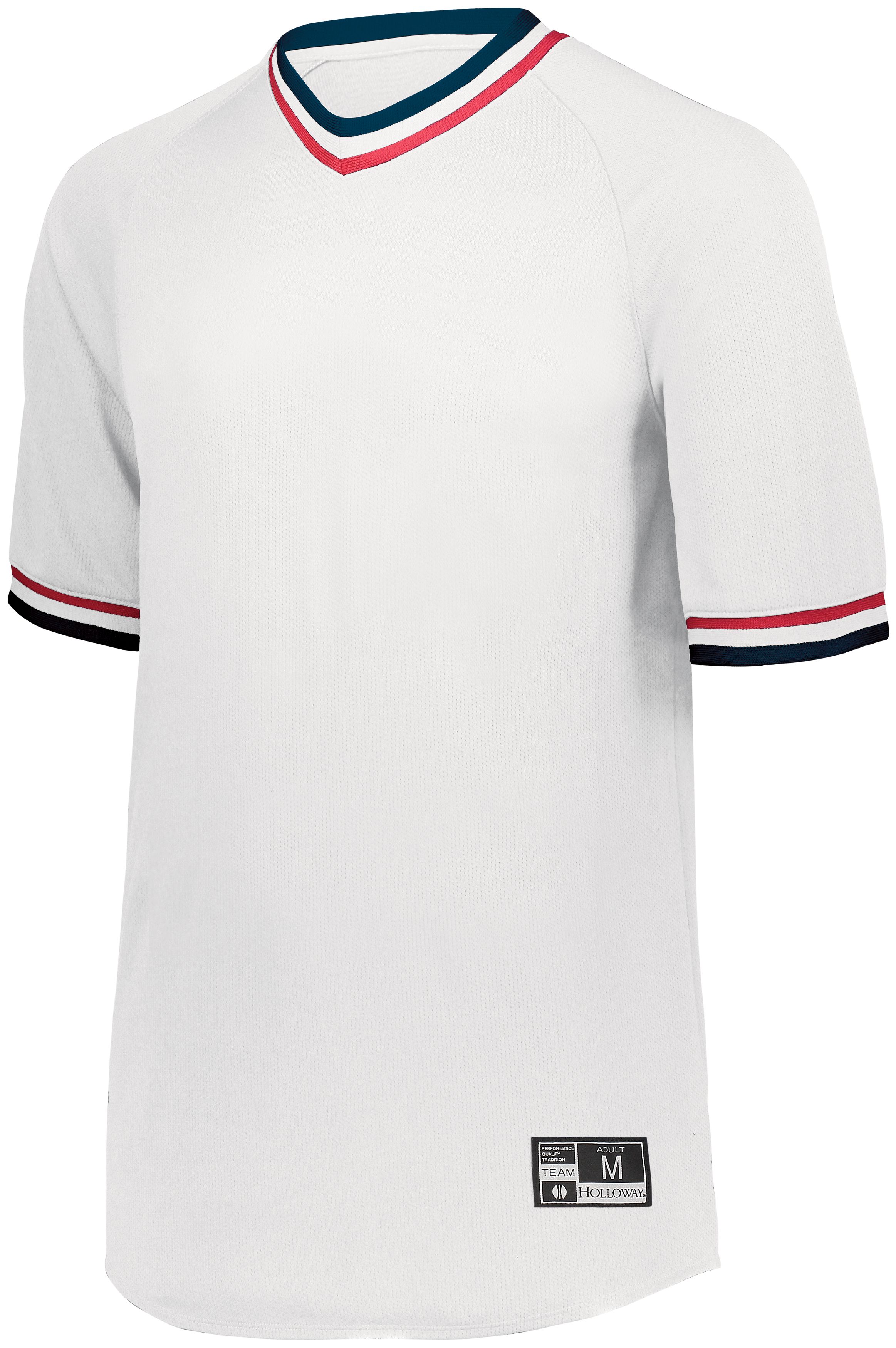 Retro V-Neck Baseball Jersey 15