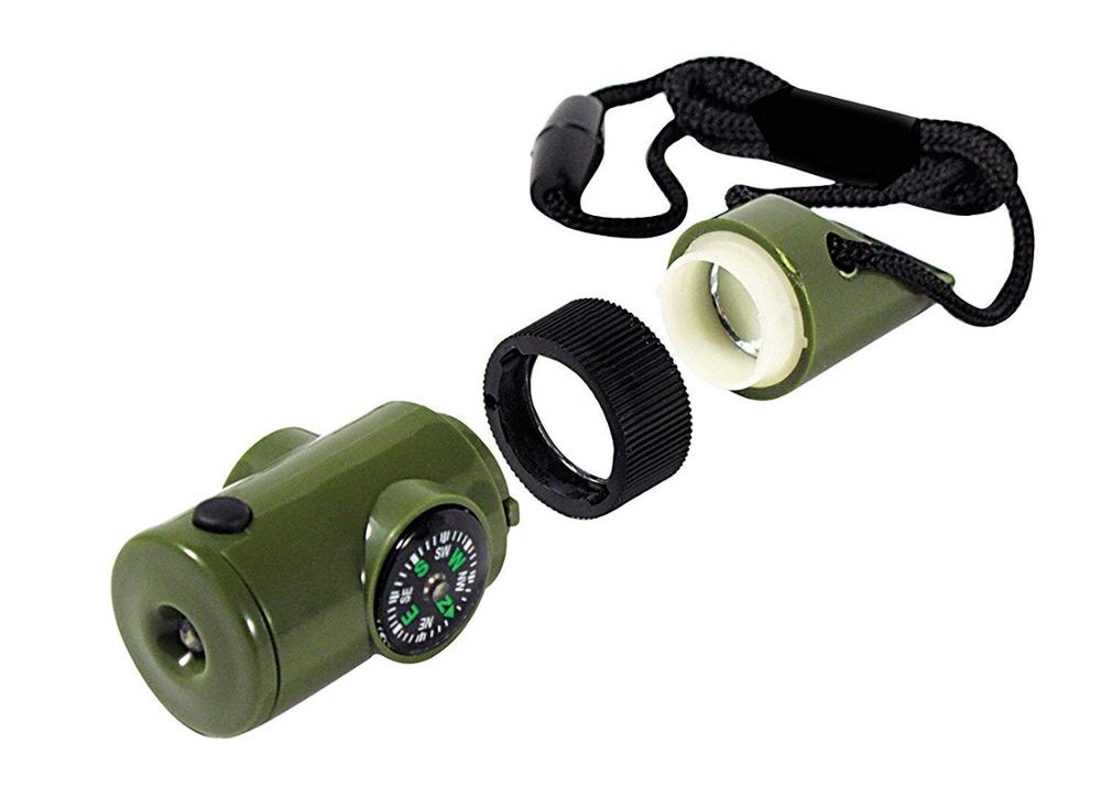 7-In-1 Green Survival Whistle 5