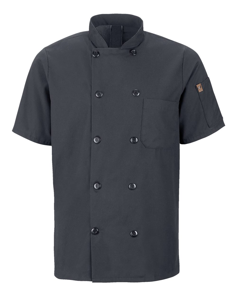 Mimix™ Short Sleeve Chef Coat with OilBlok - 046X 14
