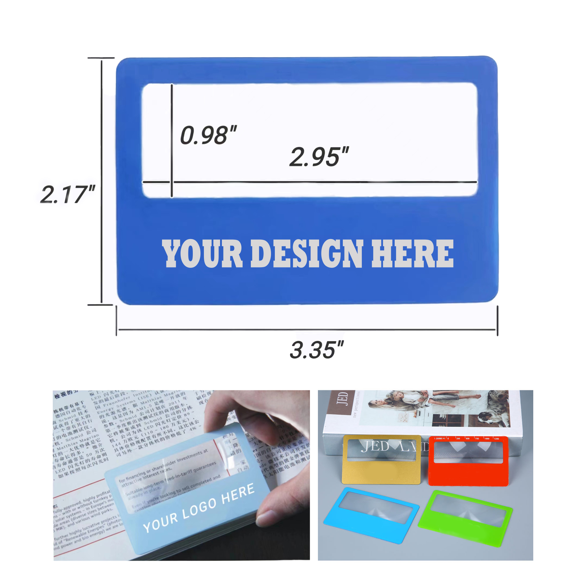 Credit Card Magnifying Glass Business Card 2