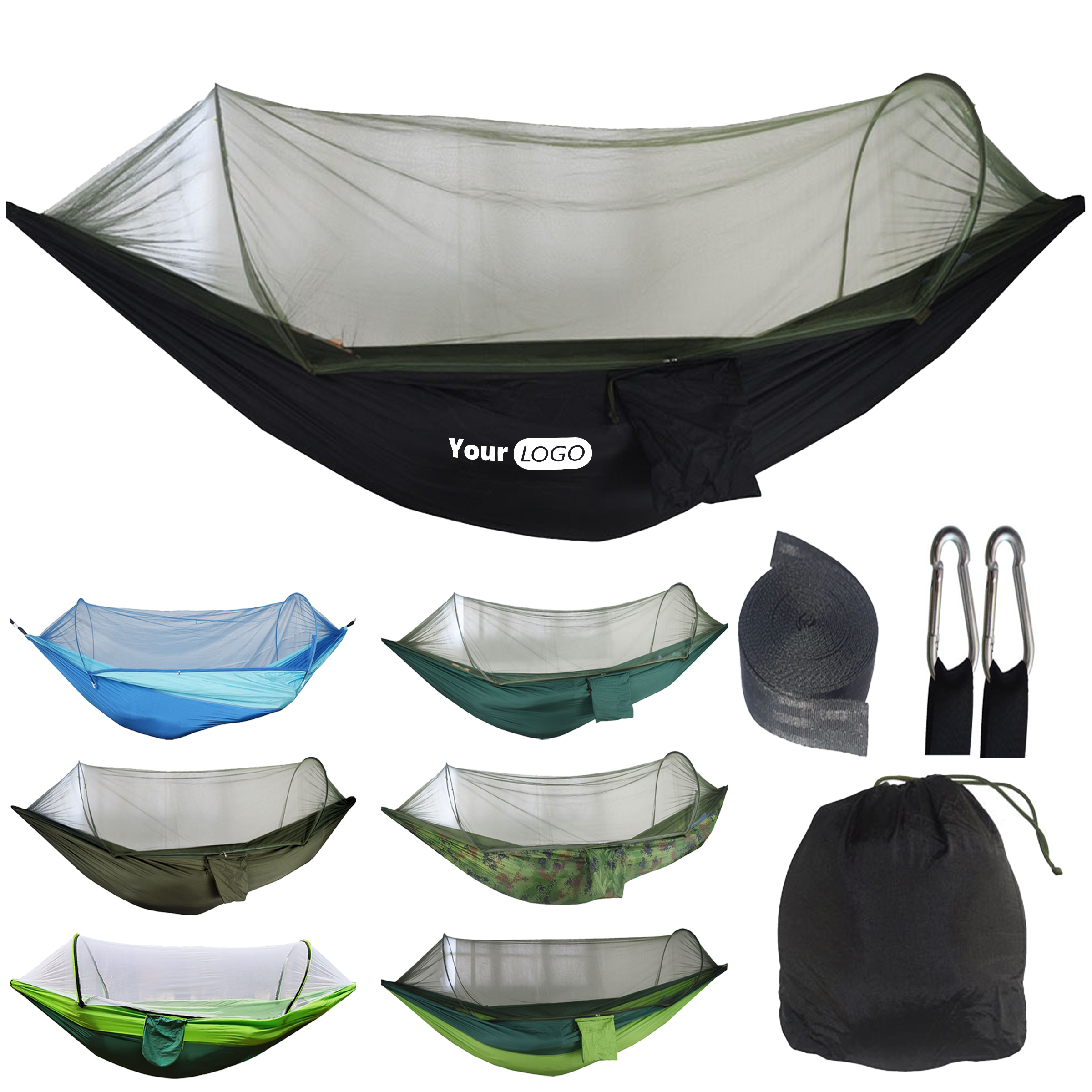 Mesh Outdoor Camping Mosquito Proof Hammock 2