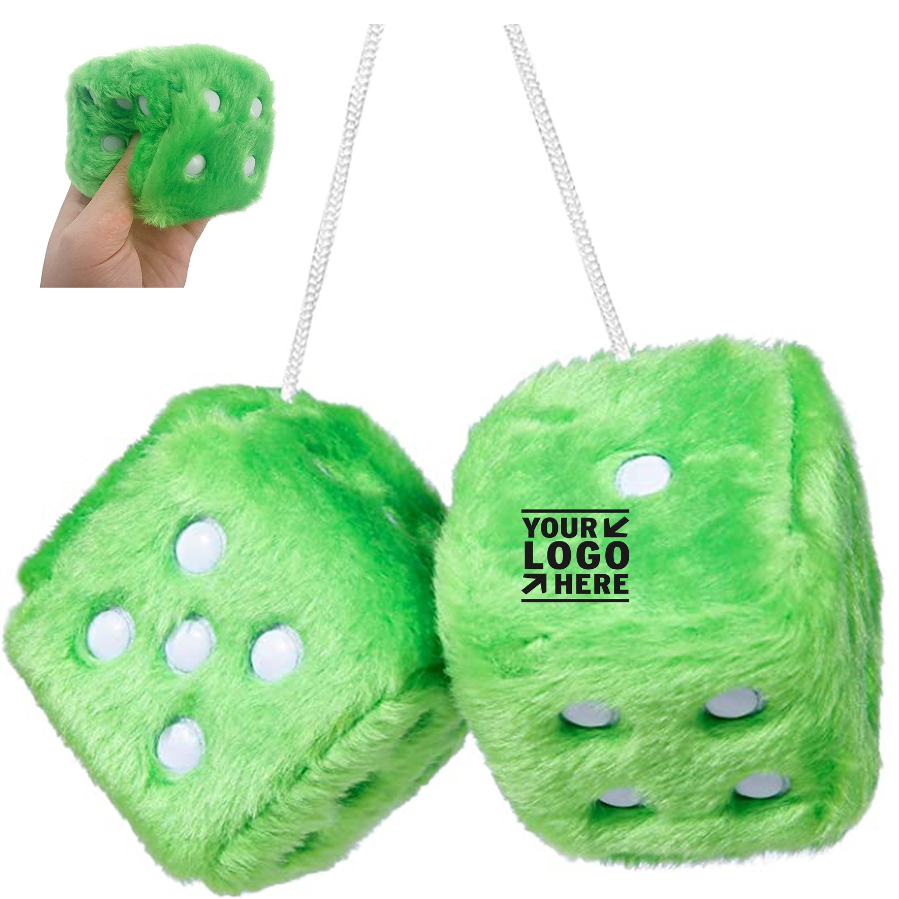 20 Sided Plush Dice Danglers for Car Mirror 2
