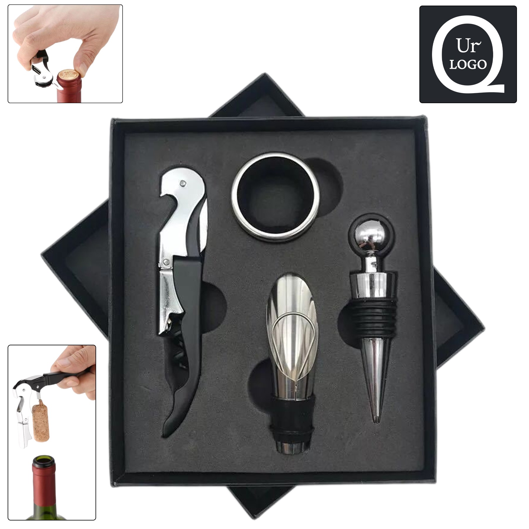 Wine Bottle Opener Paper Box Set