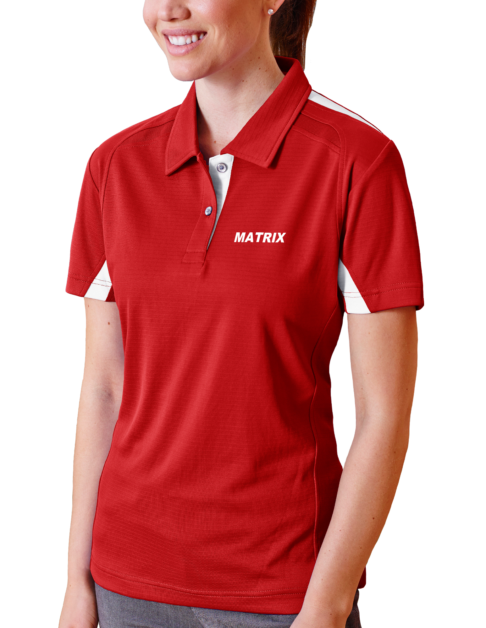 Ladies' Matrix Big Ottoman Polo Shirt 1