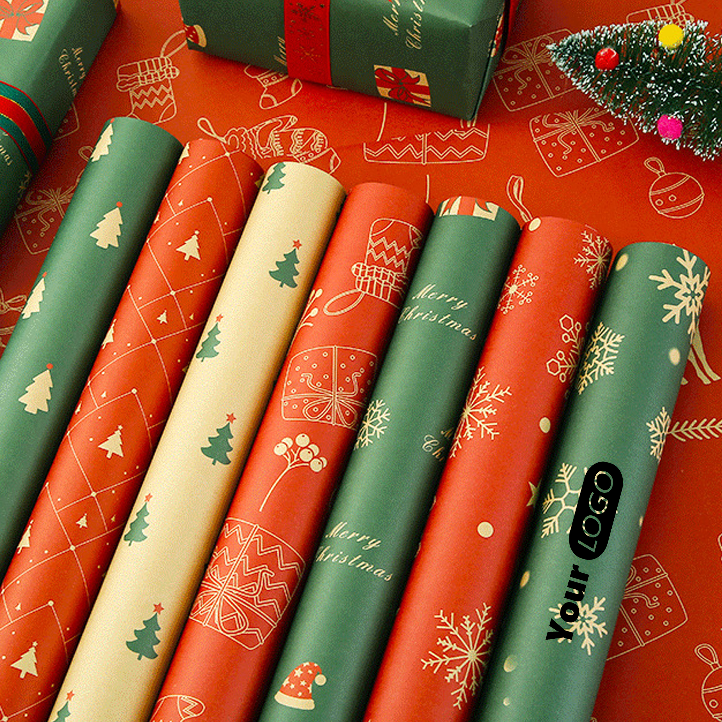 Christmas Gift Wrapping Paper 2