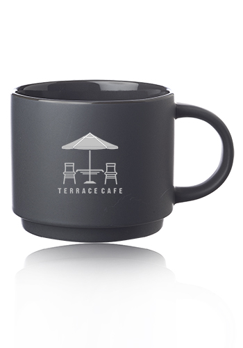 14 oz. Stackable Ceramic Mugs 10