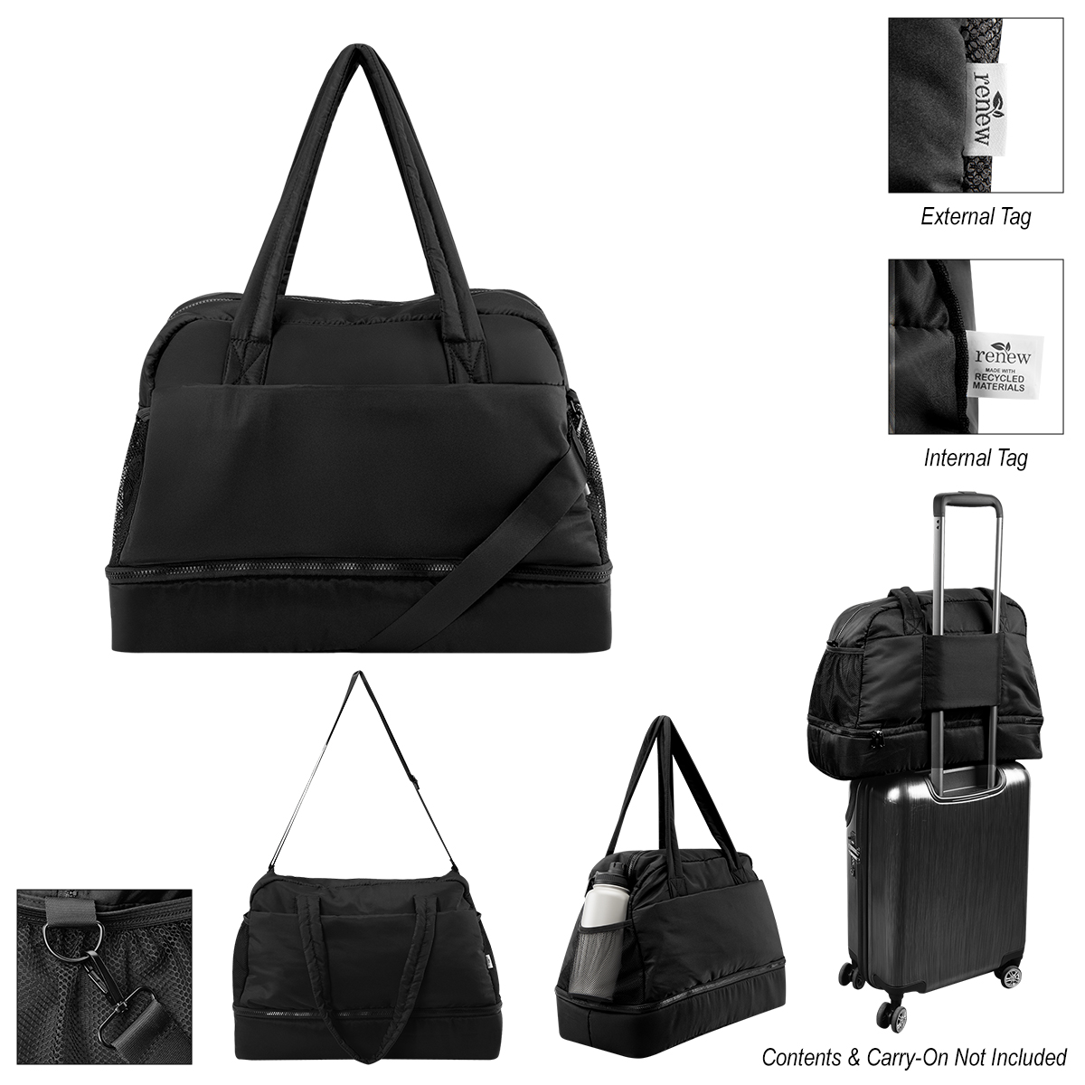 Kyle rPET Duffel Bag With Drop Bottom 3