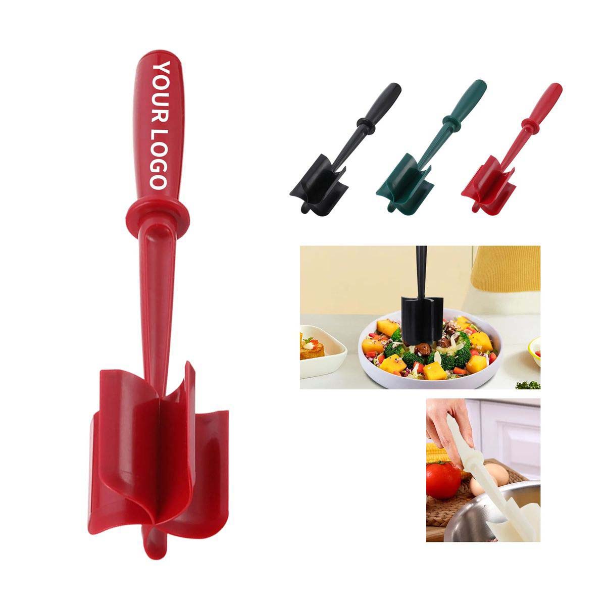 Heat Resistant Nylon Meat Masher Tool 2