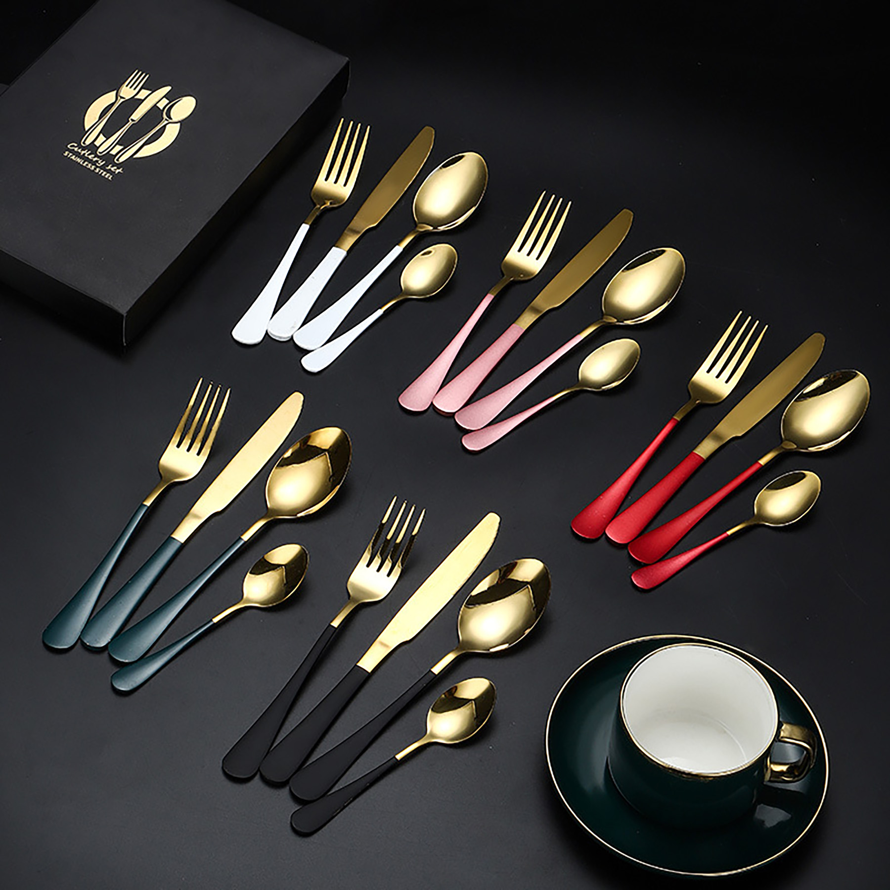 4 Piece Stainless Steel Cutlery Set 2
