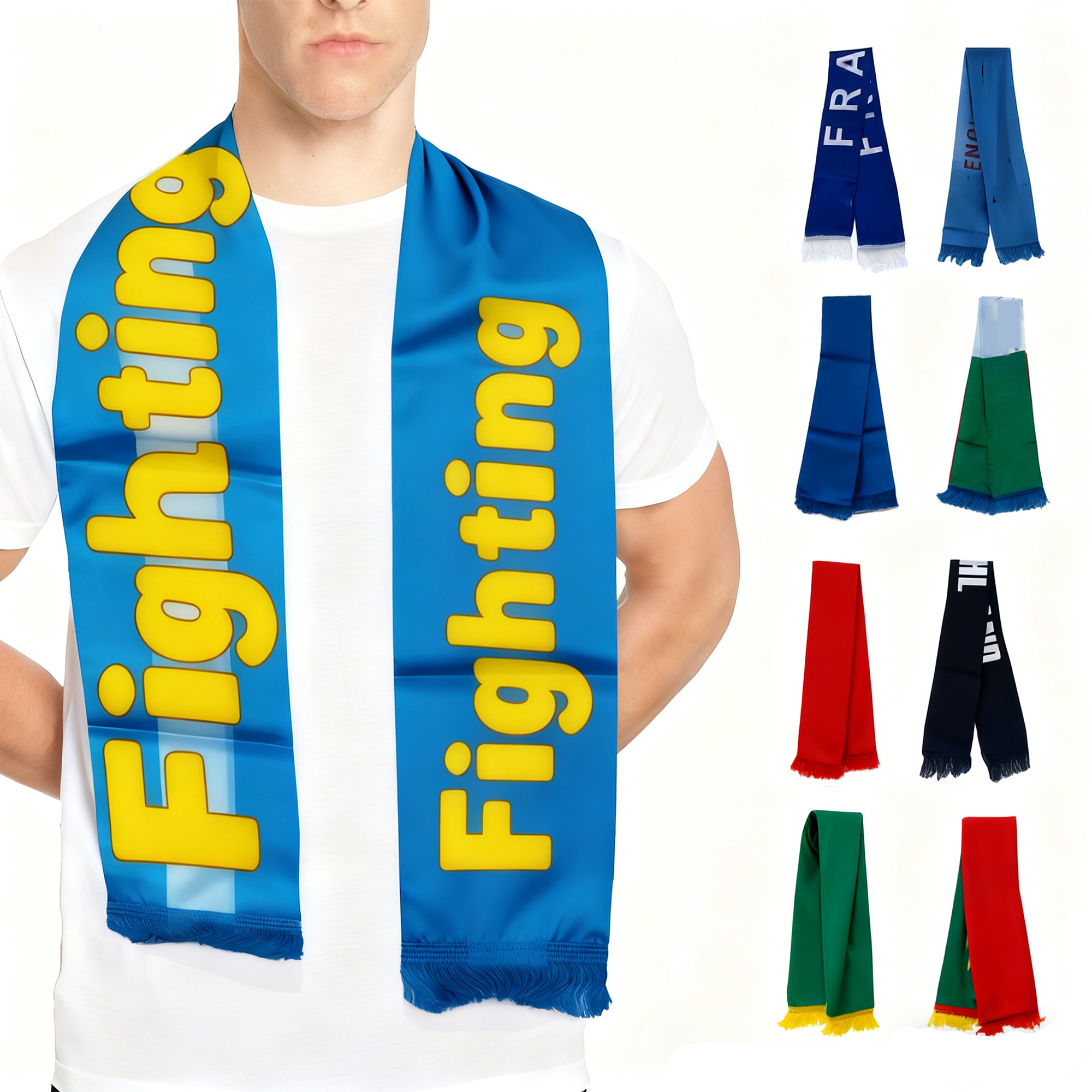 Game Day Sports Event Team Spirit Fan Scarf 2