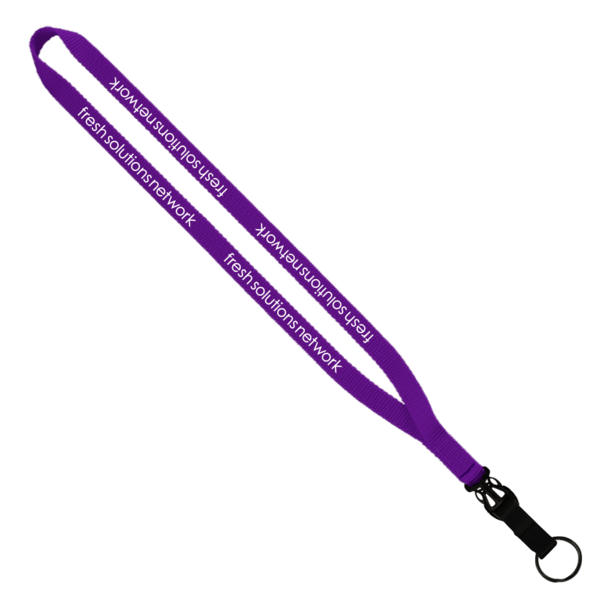 1/2" Smooth Nylon Slide Release Lanyard 77