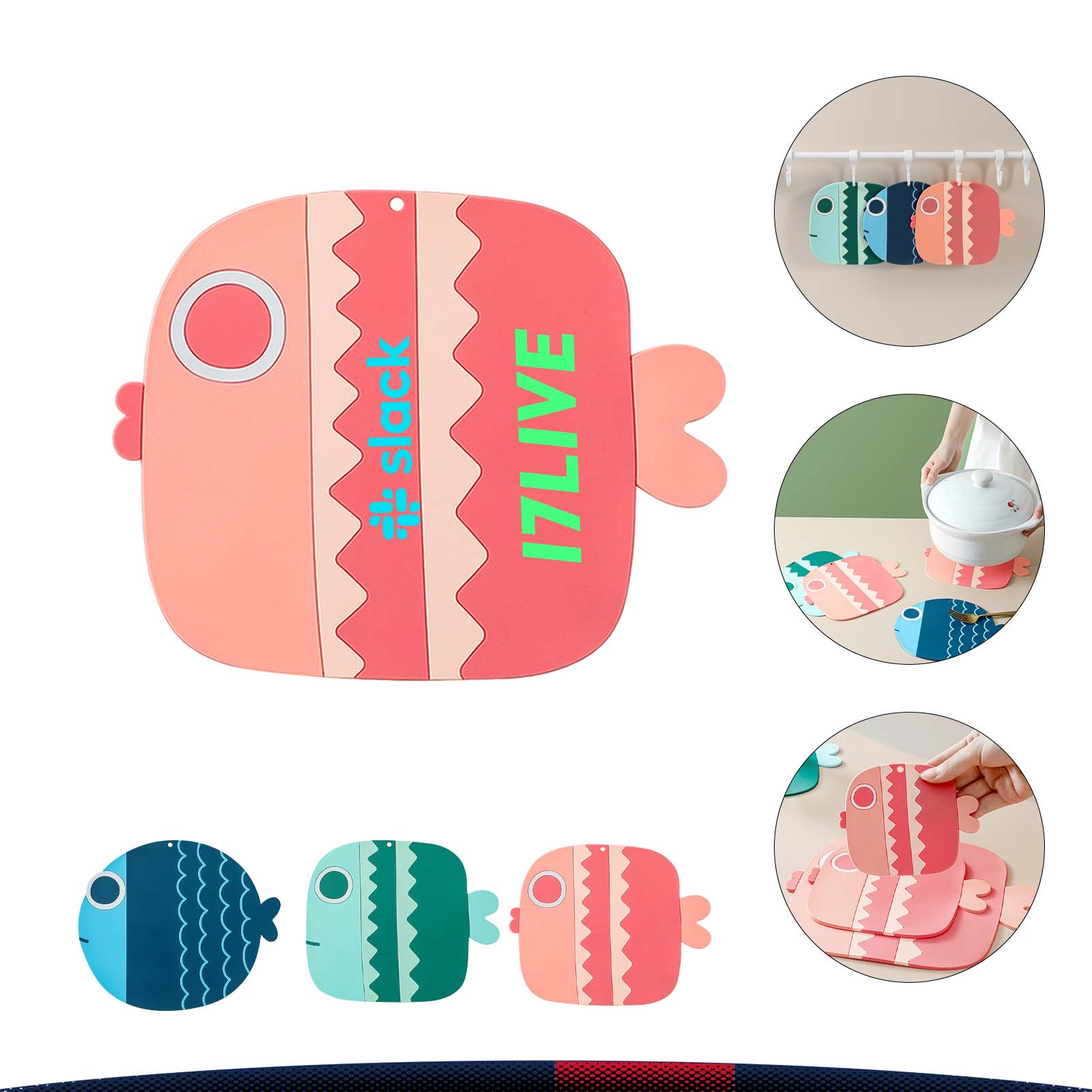 Cartoon Fat Fish Heat Shield 2