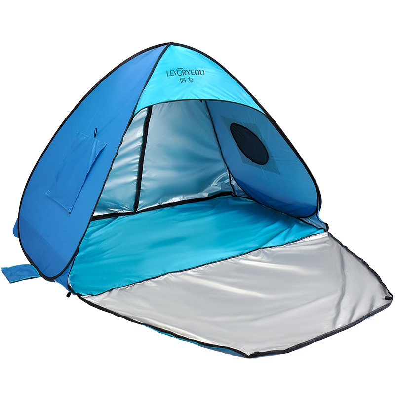 UV Protection Beach Tent With Silver Coating 3
