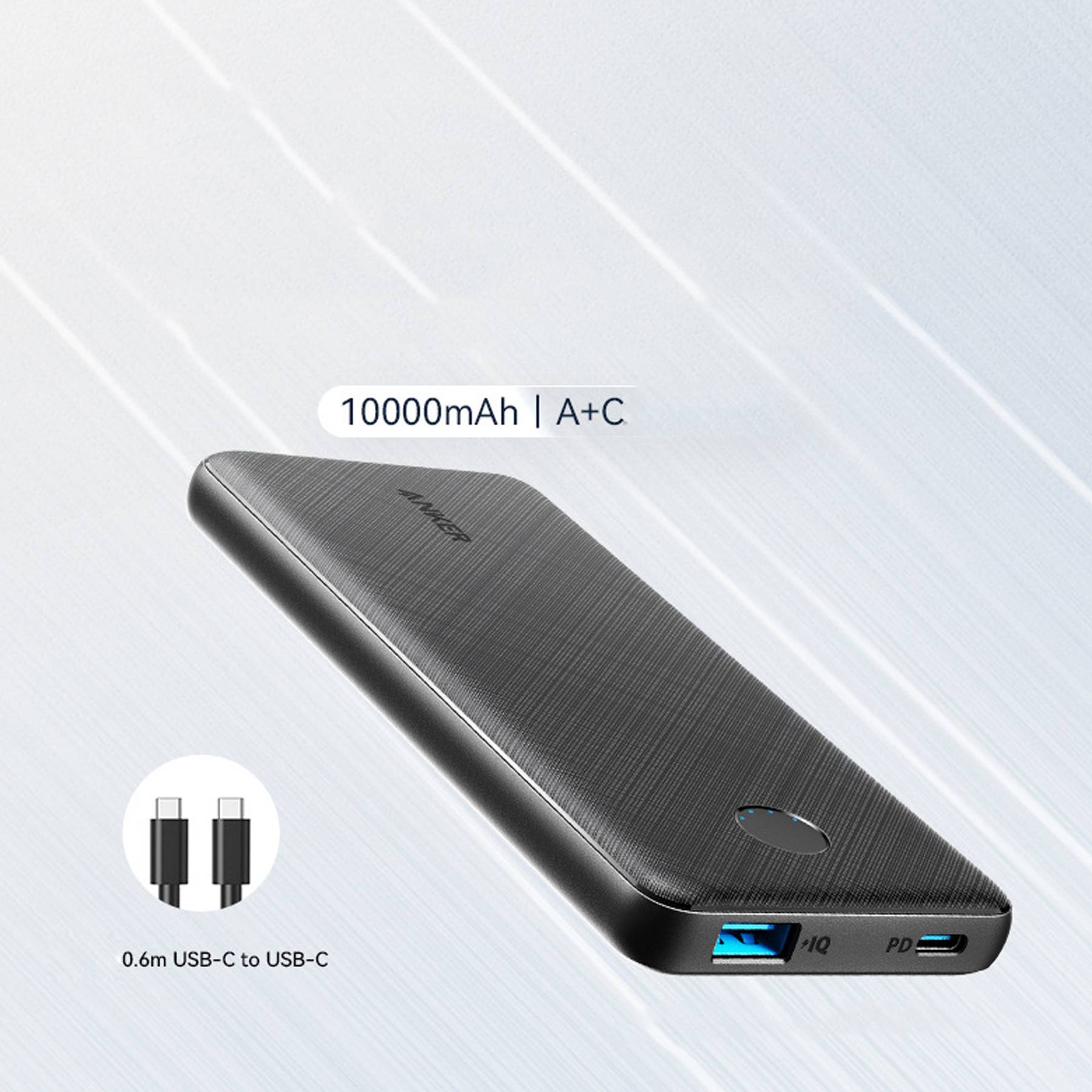 10000mAh Dual Port Fast Charging Power Bank 4