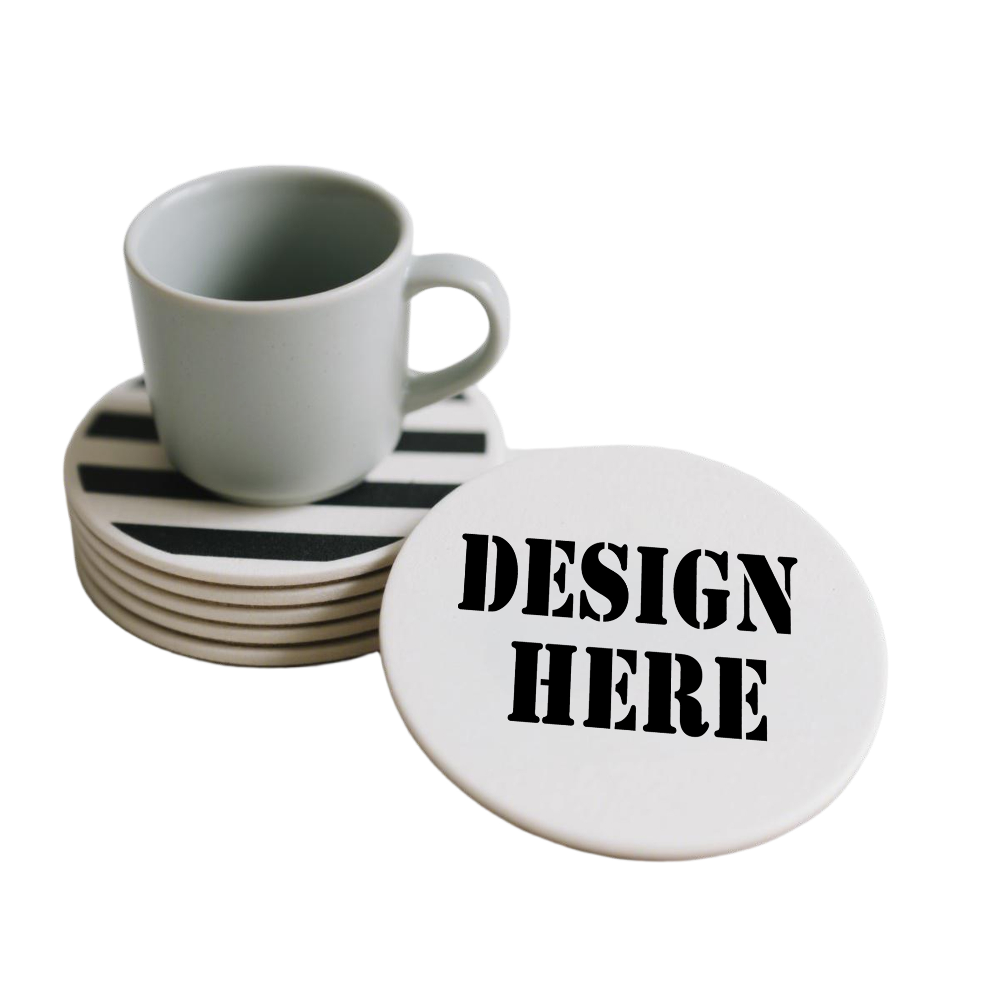 Durable Absorbent Drink Coasters for Hot and Cold Beverages 2