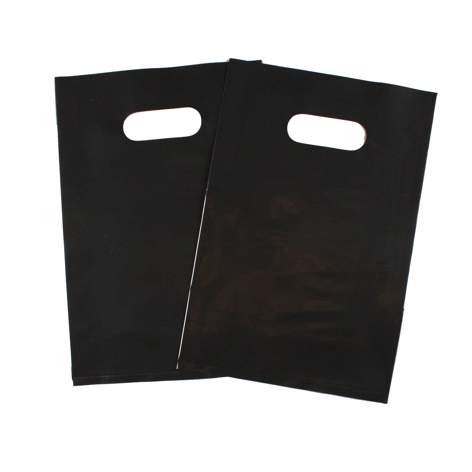 Multi-Color Poly Carry Bags With Cutout Handles 9