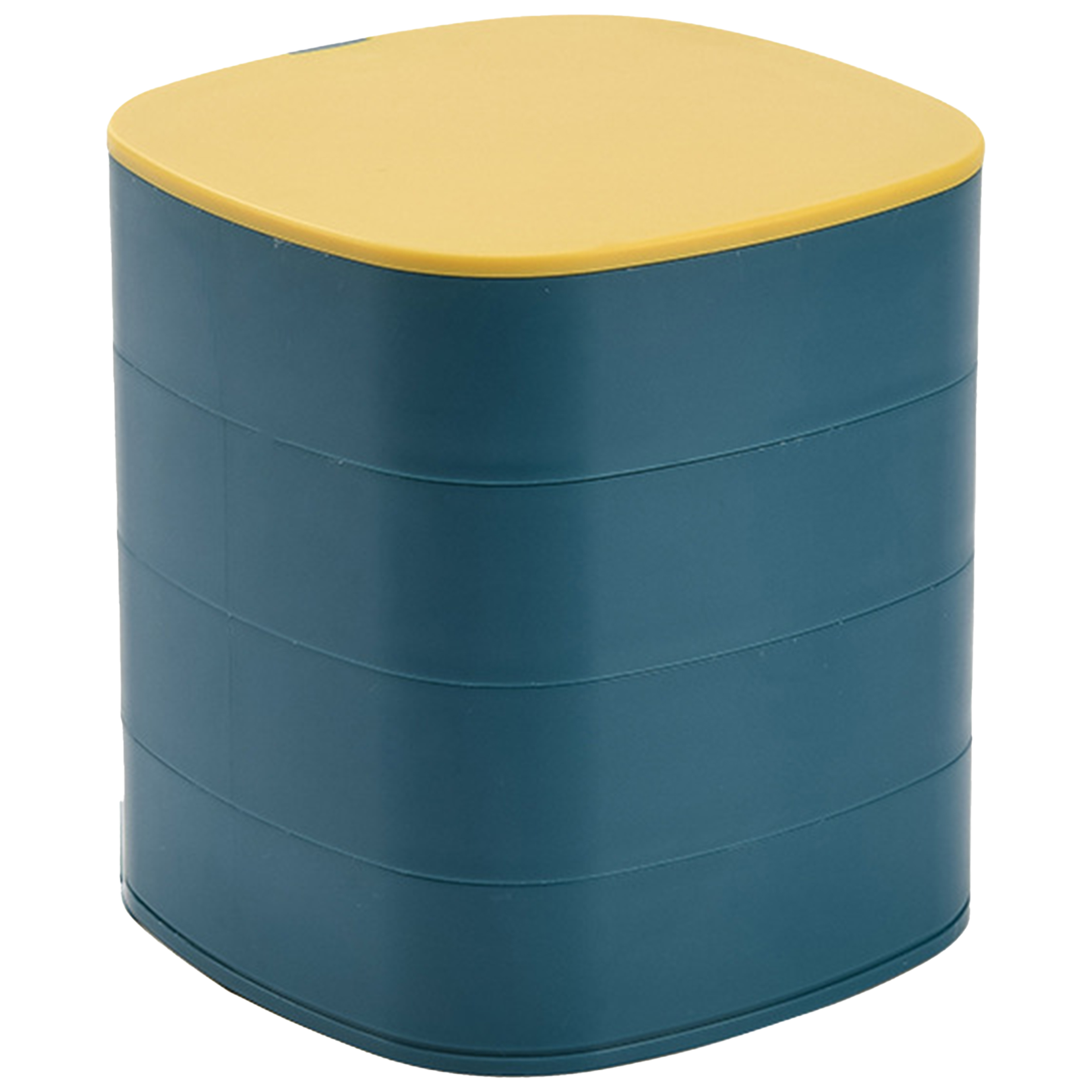 Plastic Large Capacity Rotating Jewelry Box 6