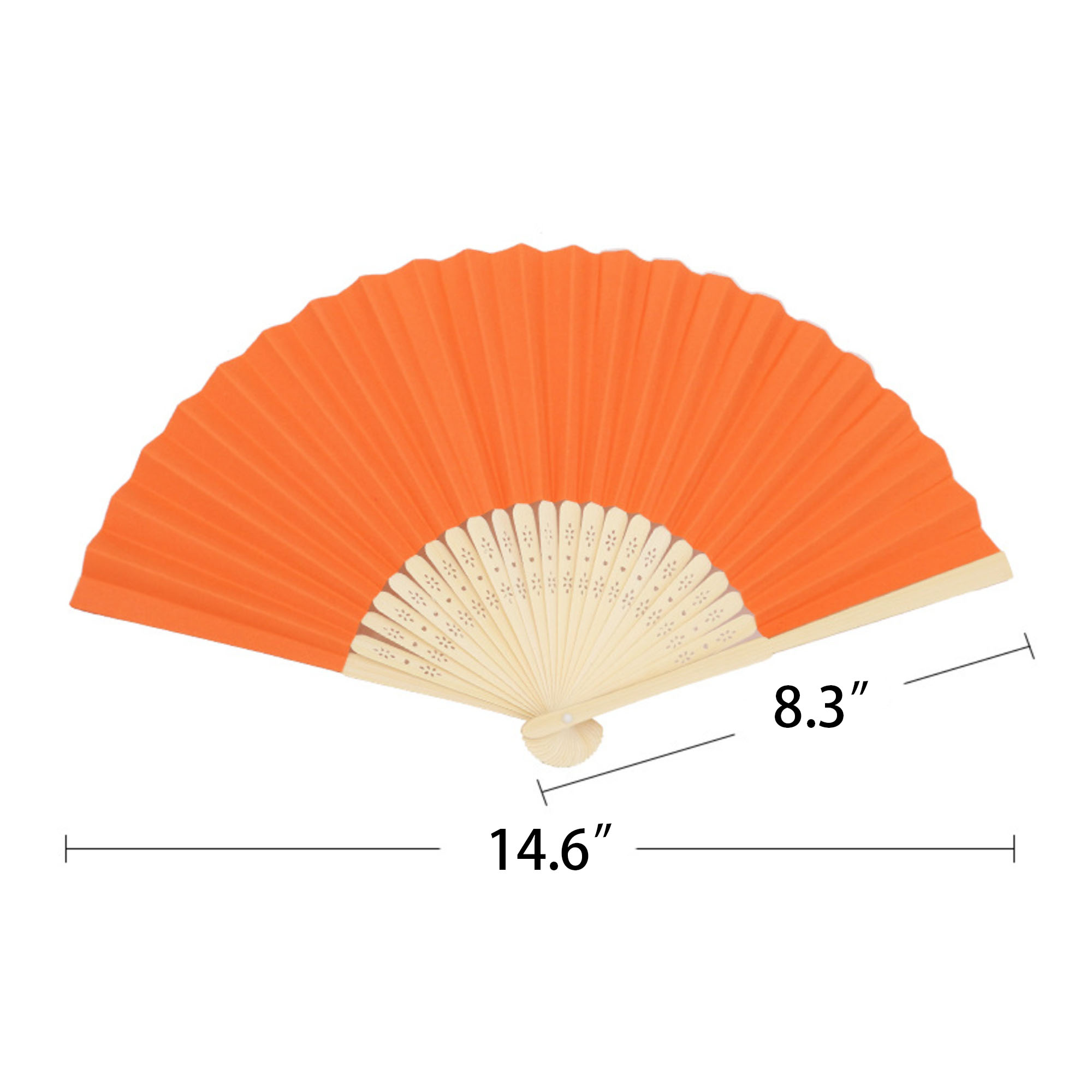 Vibrant Custom Size Folding Fan for Events 2