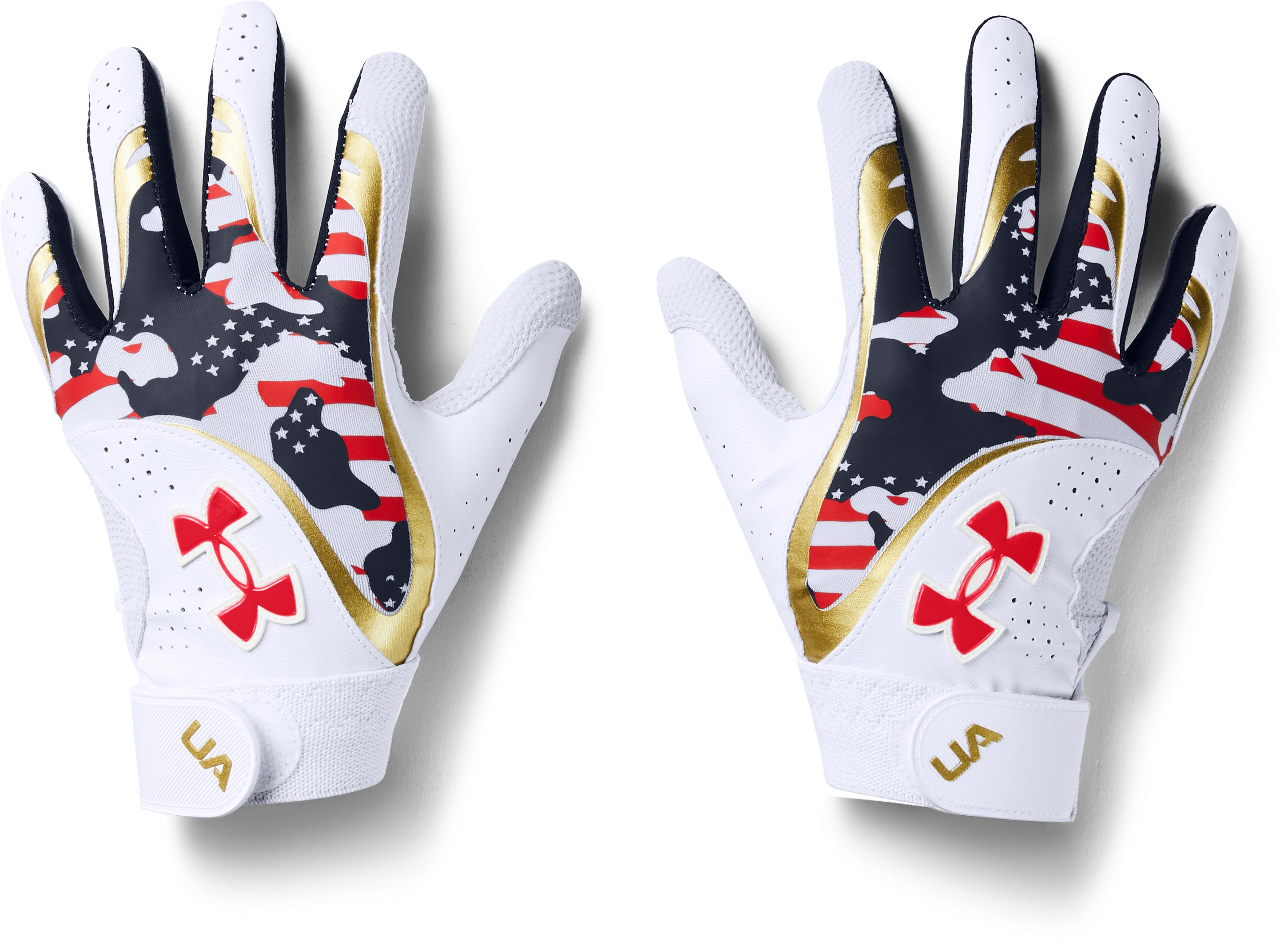 Women's UA Radar Stars & Stripes Batting Gloves 2